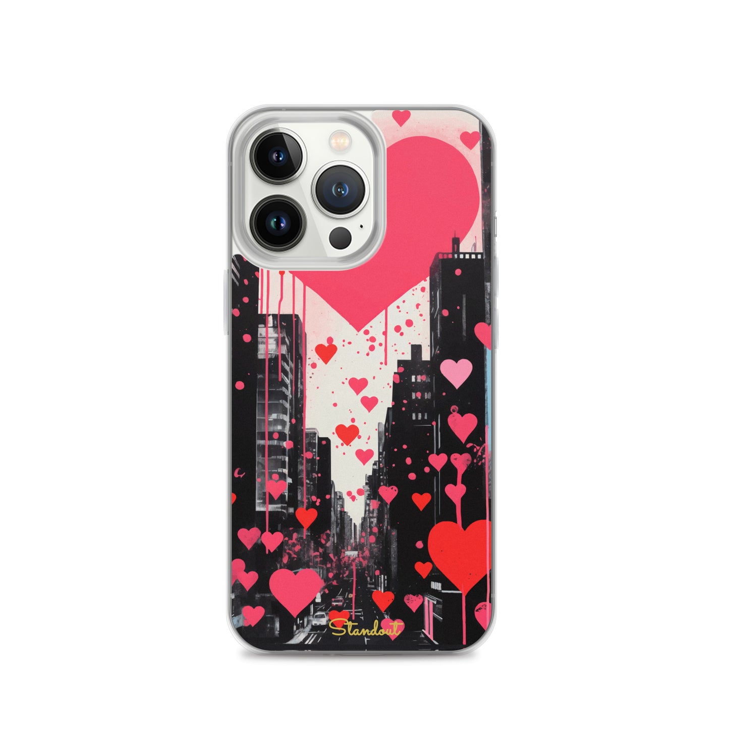 Hearts in the city Clear Case for iPhone®