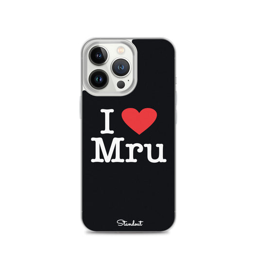 I love Mru original Clear Case for iPhone®