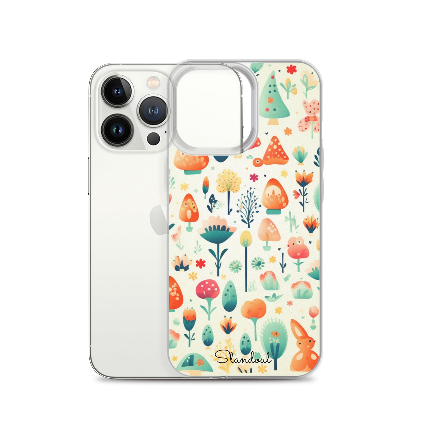 Cute Patterns Clear Case for iPhone® CCI013