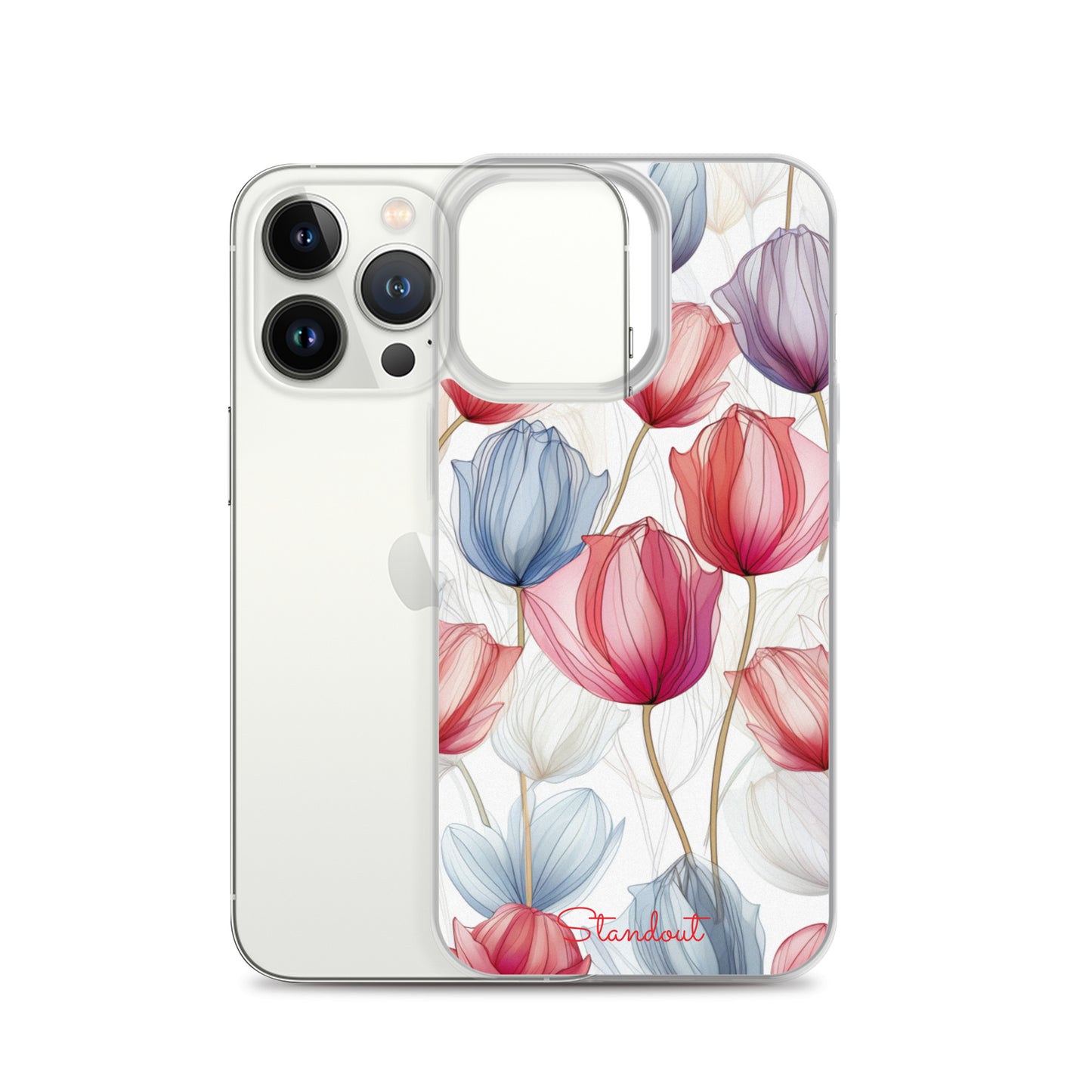 Flowers Tulip Clear Case for iPhone® CCI031