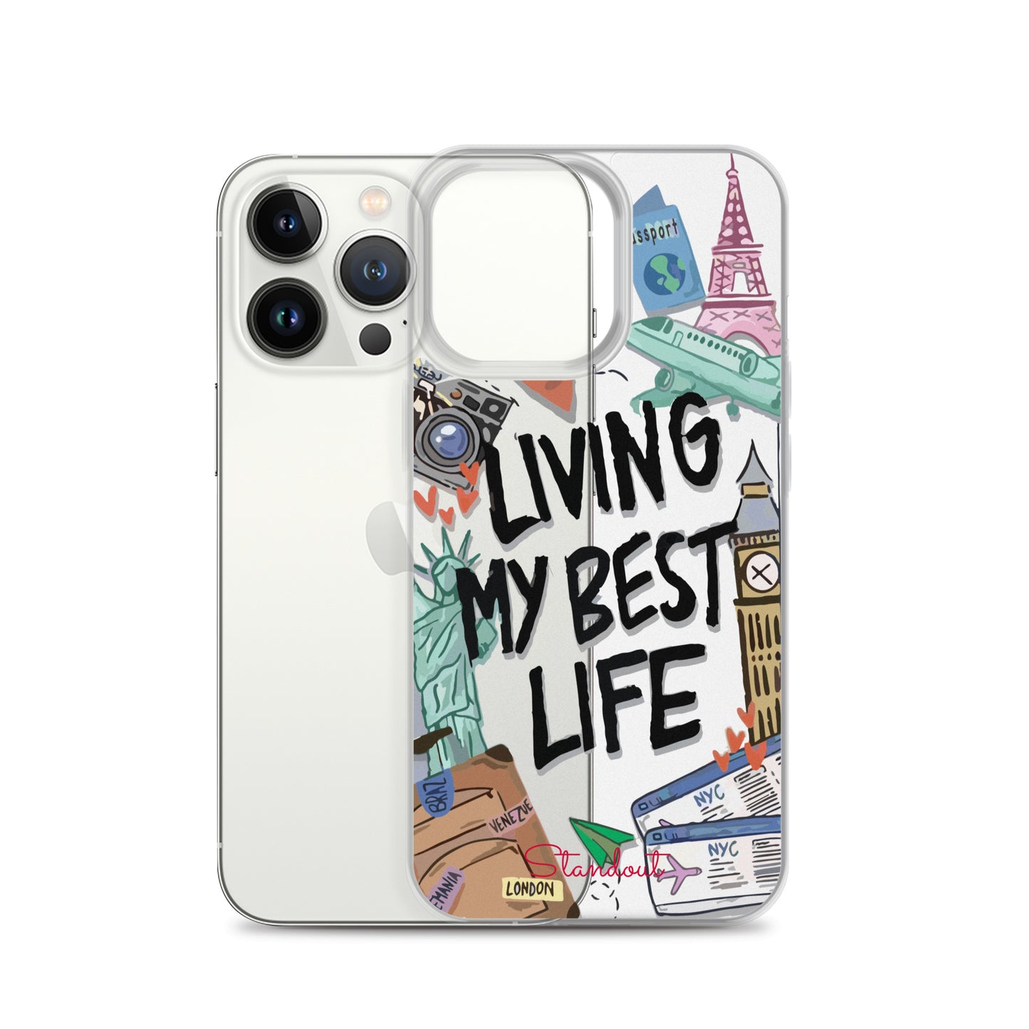 Living my Best Life Clear Case for iPhone® CCI073