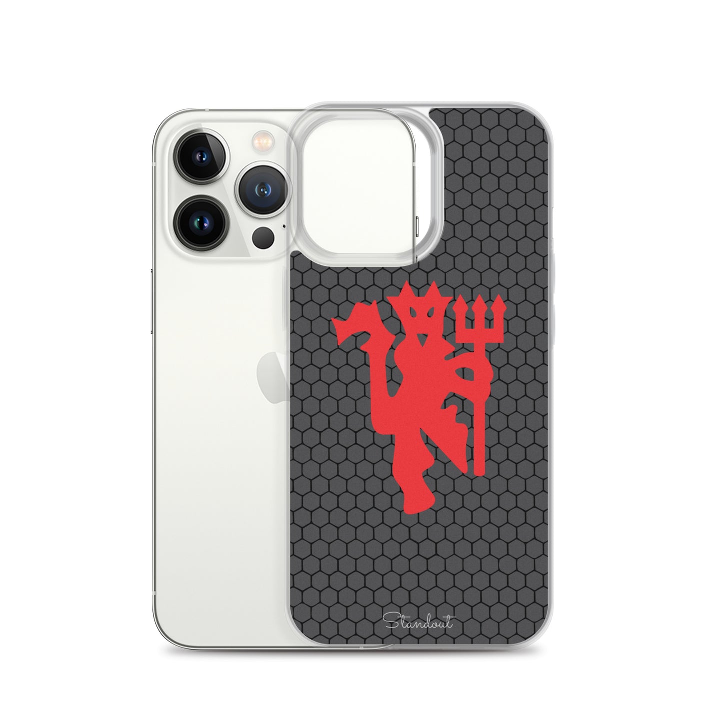 Red Devils Clear Case for iPhone®