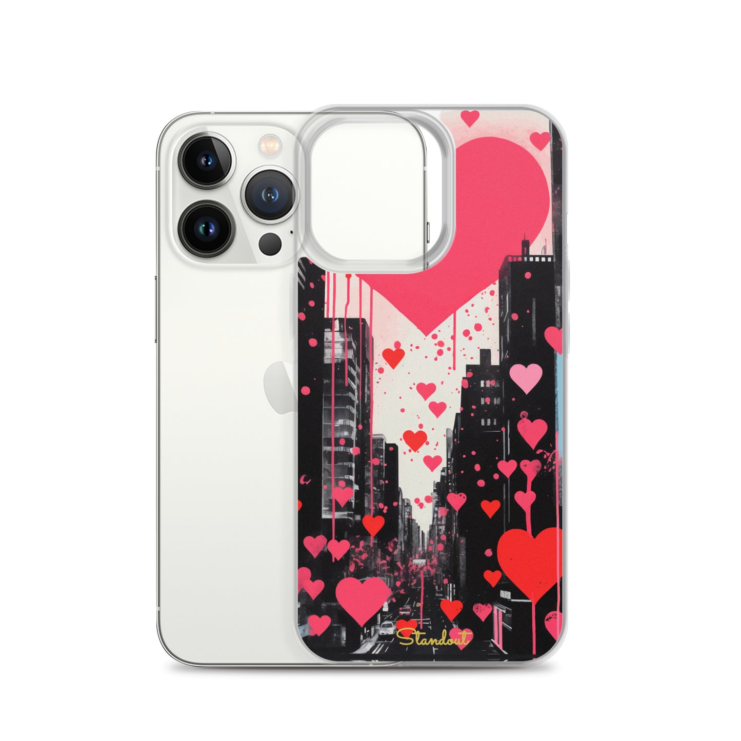 Hearts in the city Clear Case for iPhone®