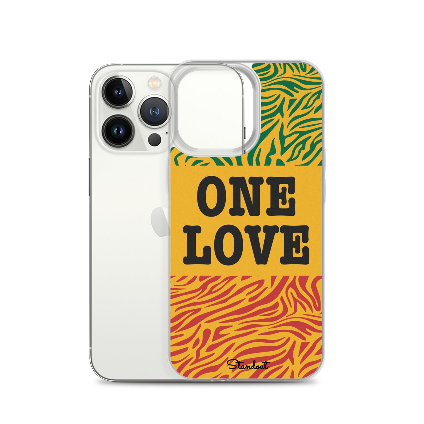 One Love Clear Case for iPhone®