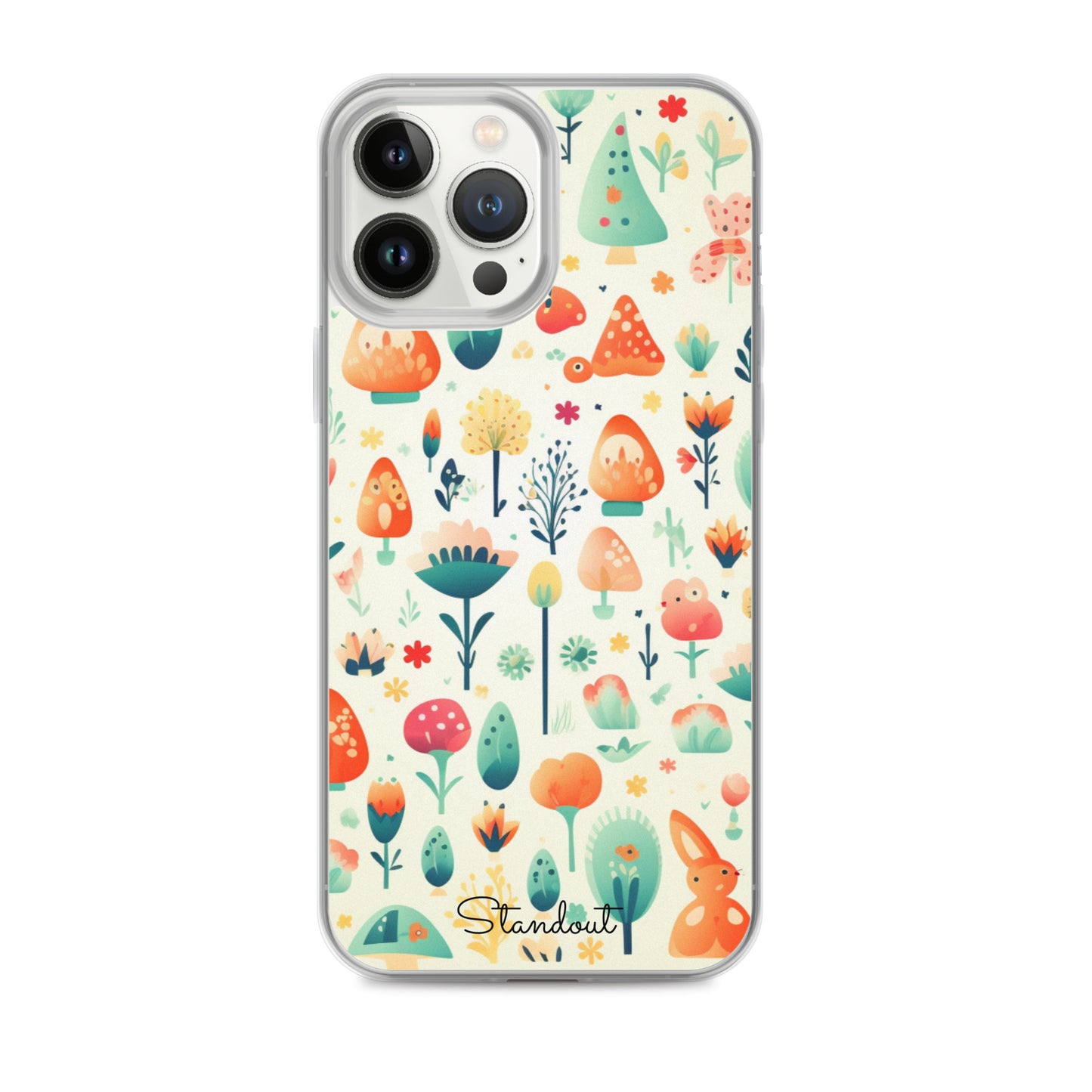 Cute Patterns Clear Case for iPhone® CCI013