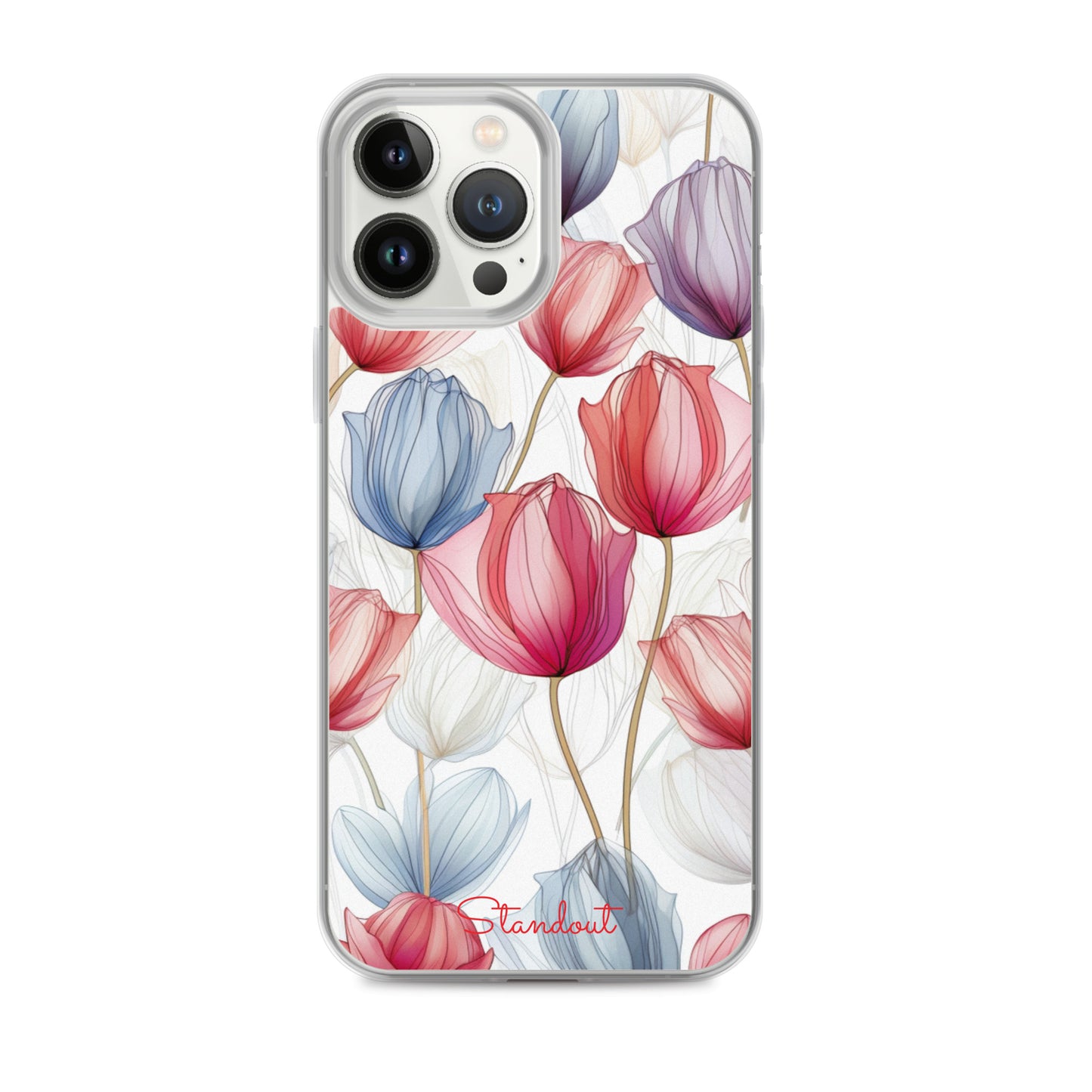 Flowers Tulip Clear Case for iPhone® CCI031