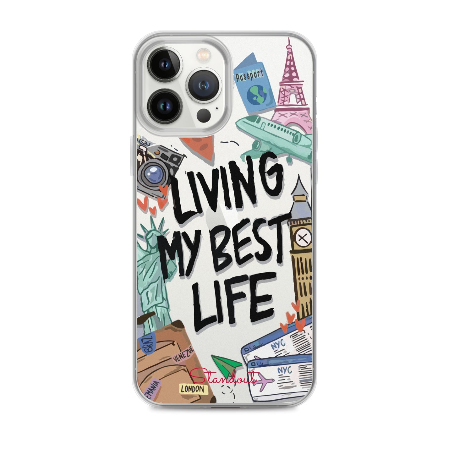 Living my Best Life Clear Case for iPhone® CCI073