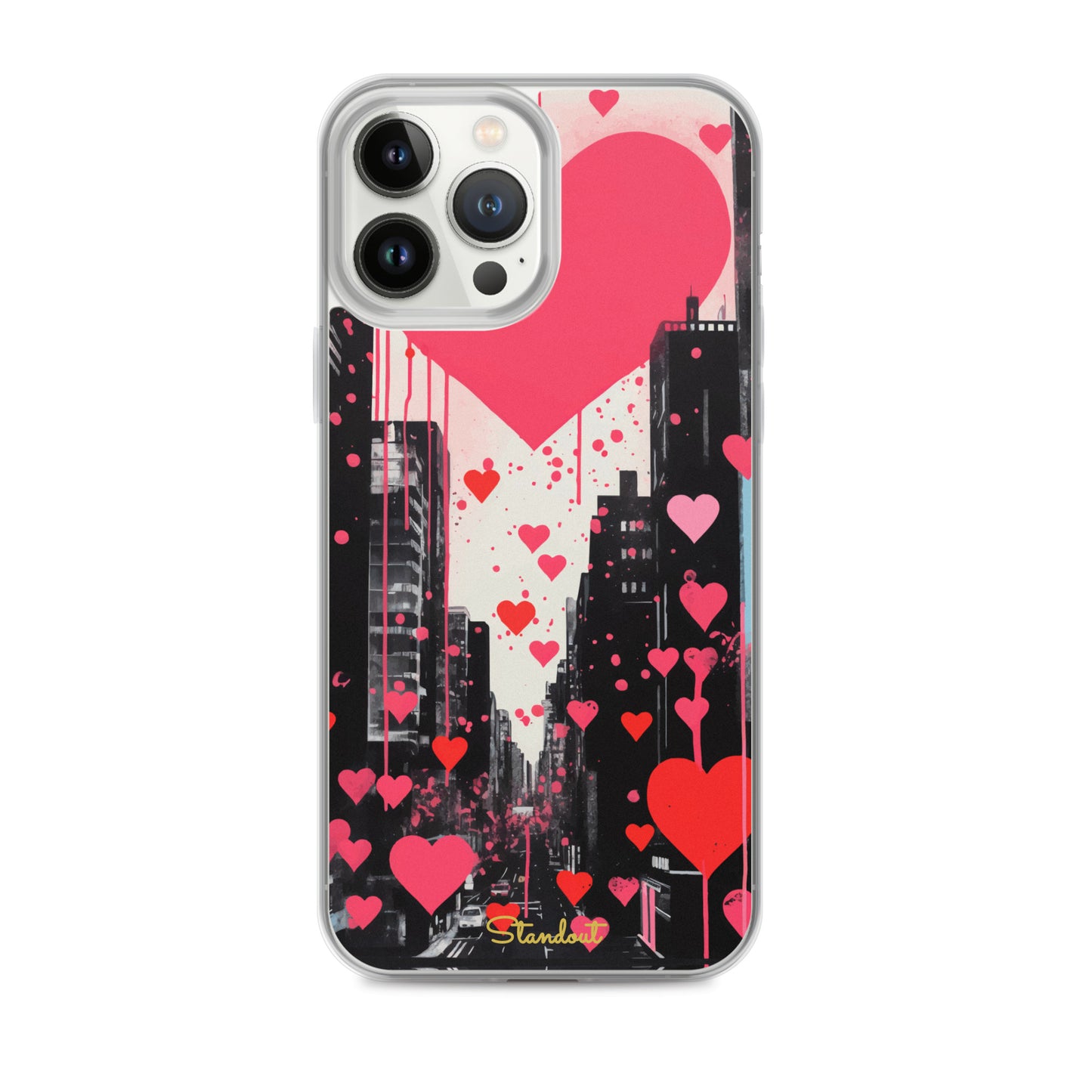 Hearts in the city Clear Case for iPhone®