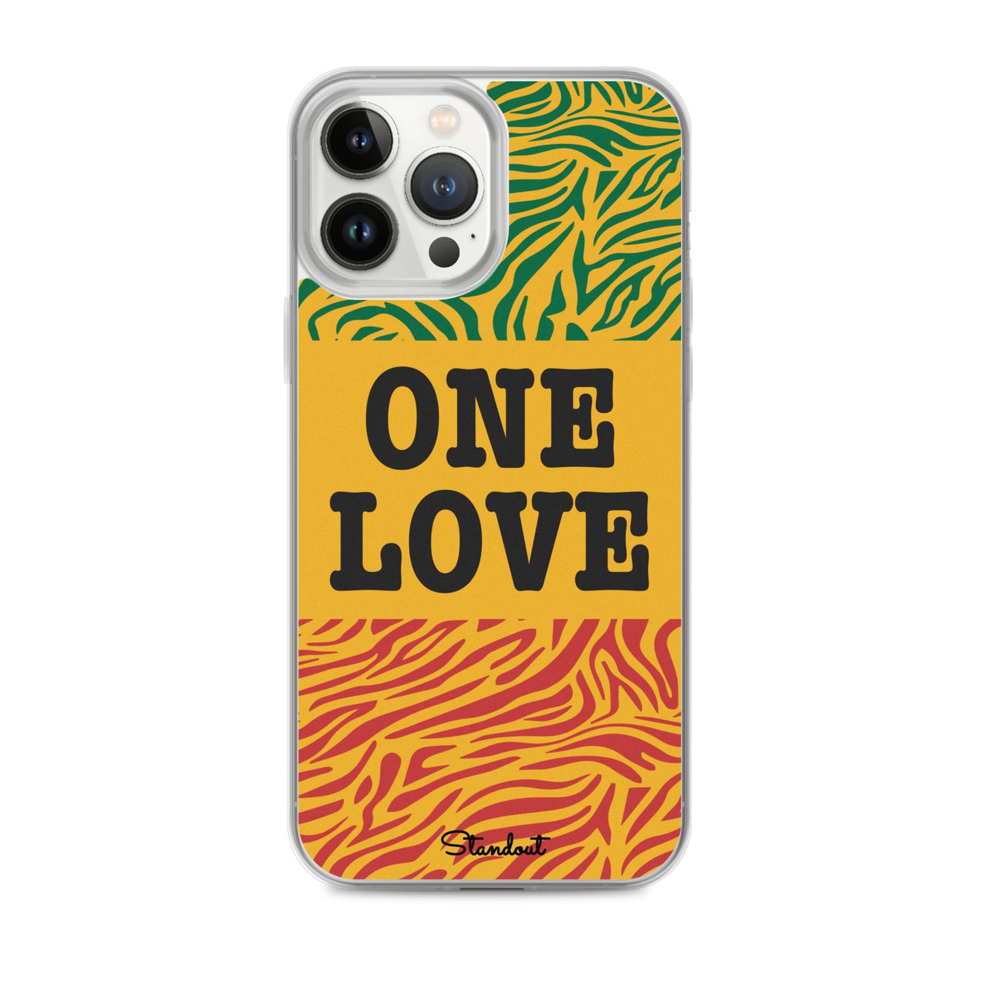 One Love Clear Case for iPhone®