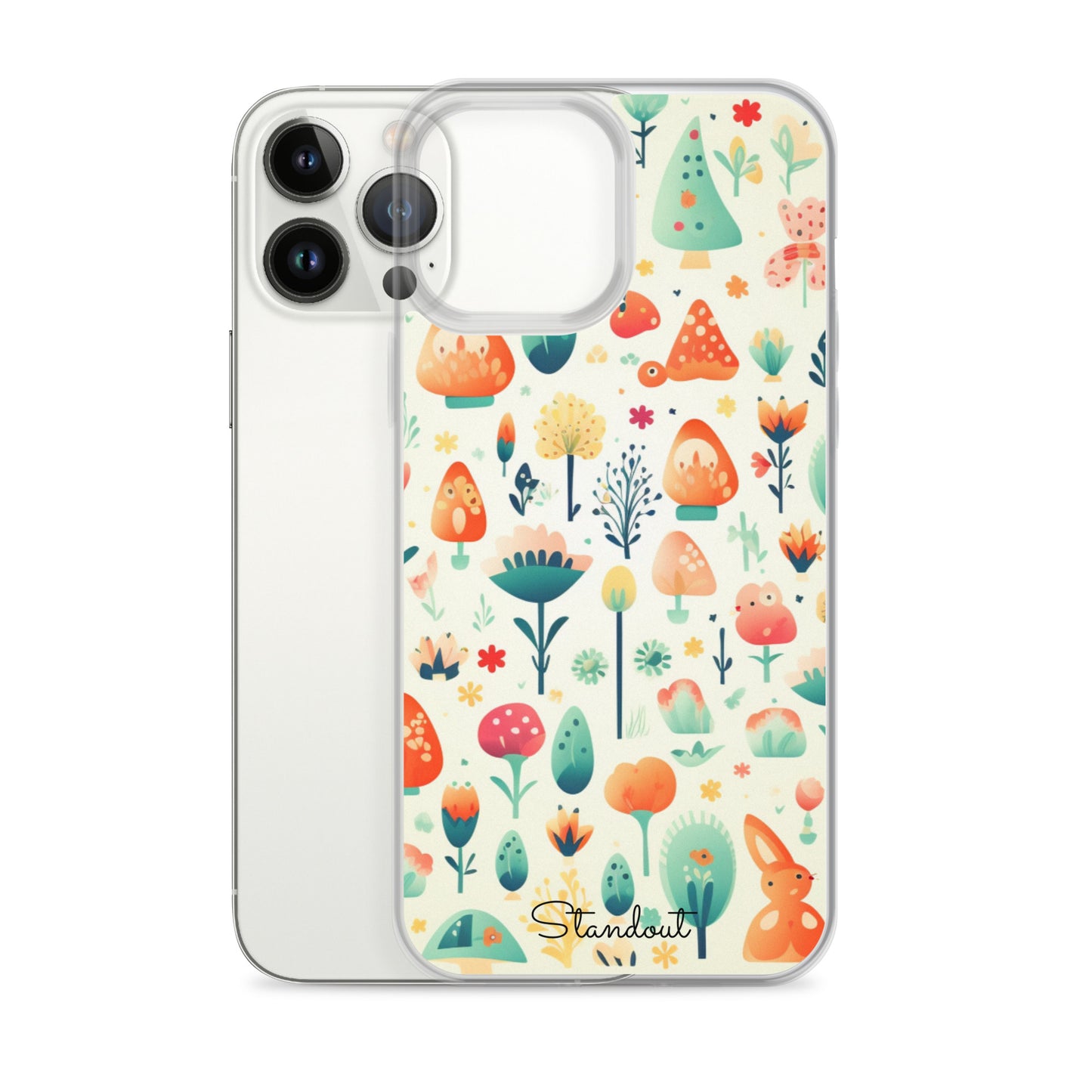 Cute Patterns Clear Case for iPhone® CCI013