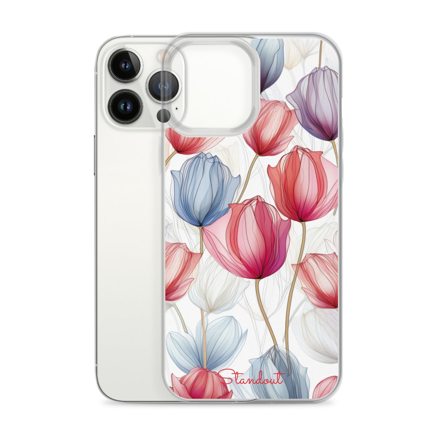 Flowers Tulip Clear Case for iPhone® CCI031