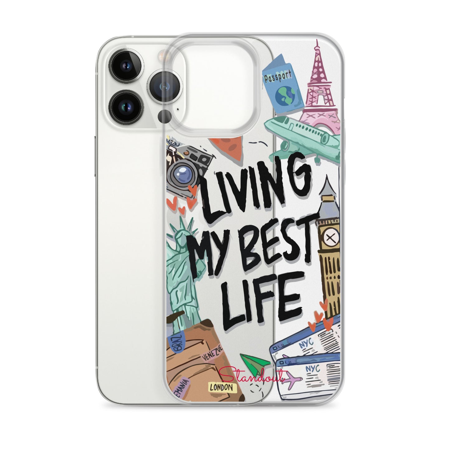 Living my Best Life Clear Case for iPhone® CCI073