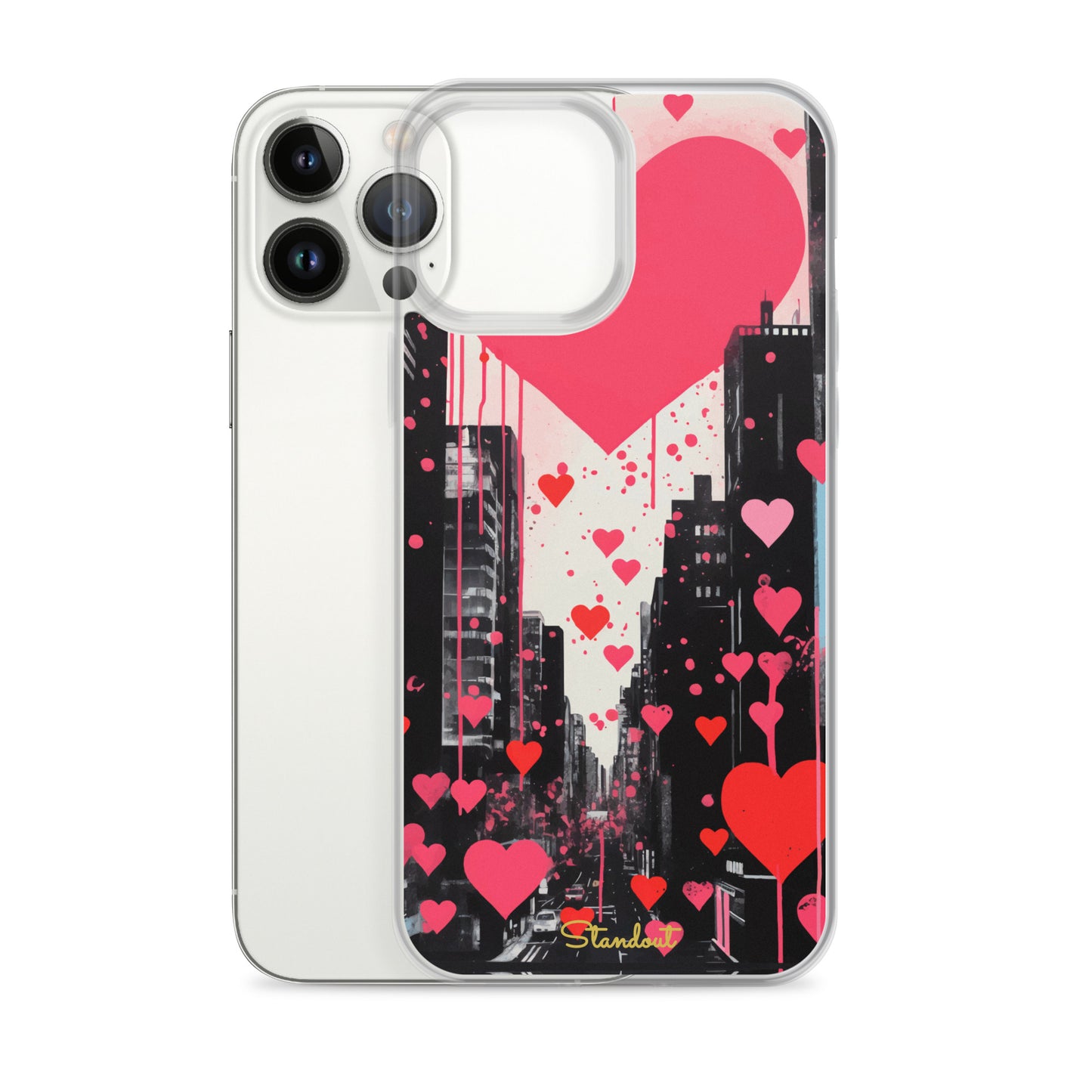 Hearts in the city Clear Case for iPhone®