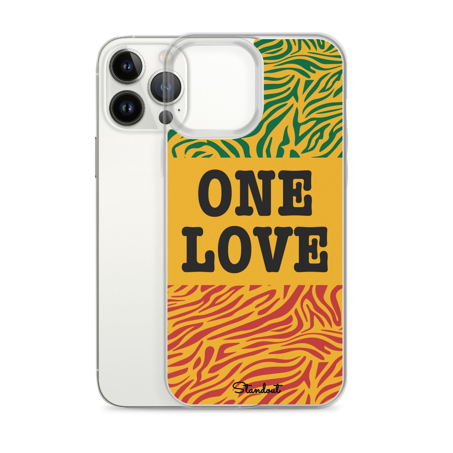 One Love Clear Case for iPhone®