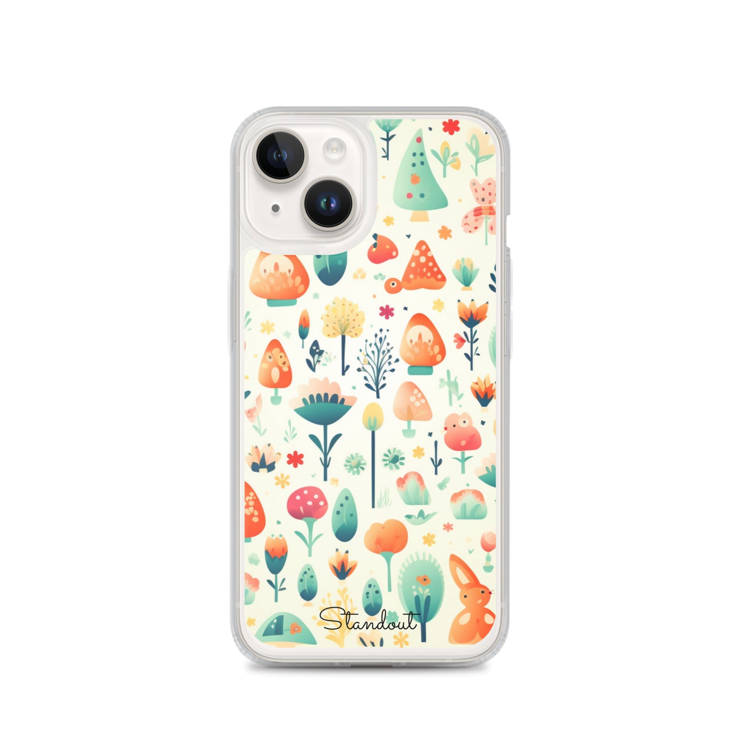 Cute Patterns Clear Case for iPhone® CCI013