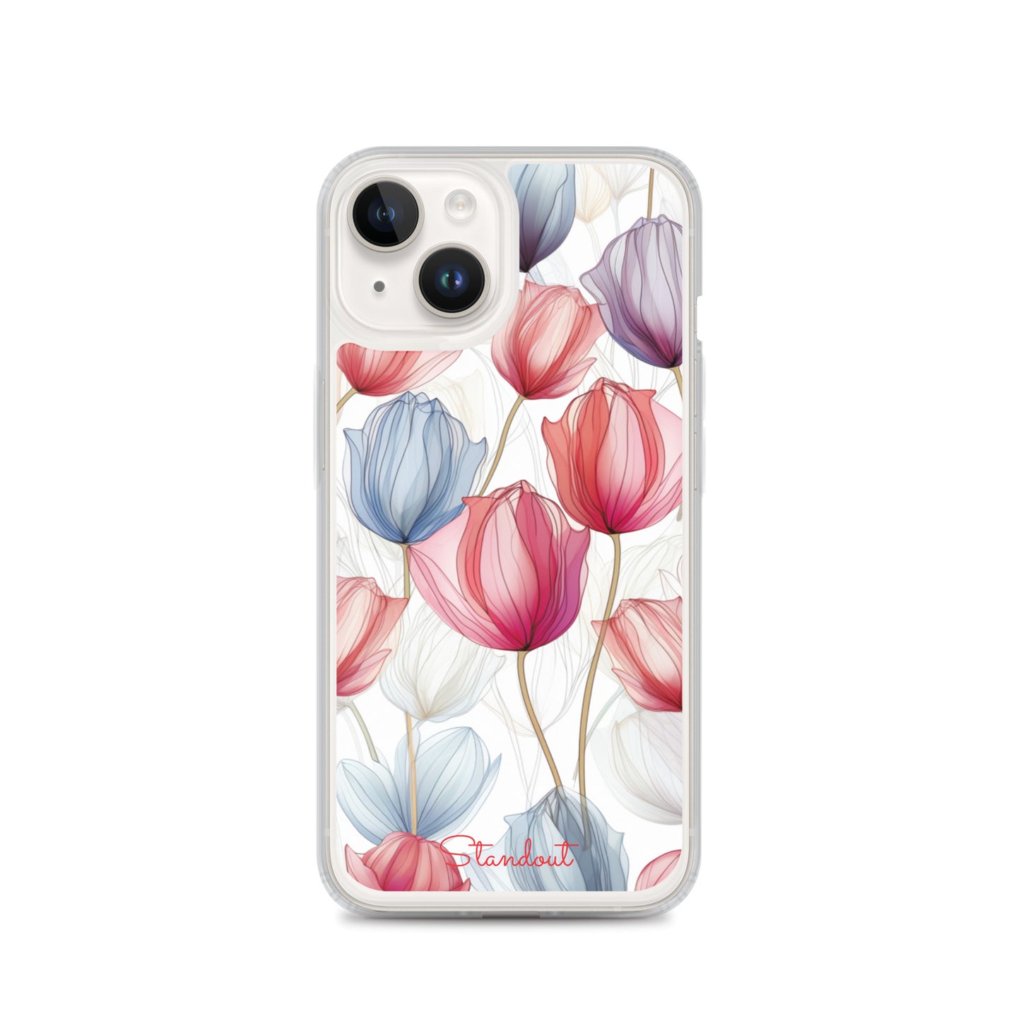 Flowers Tulip Clear Case for iPhone® CCI031