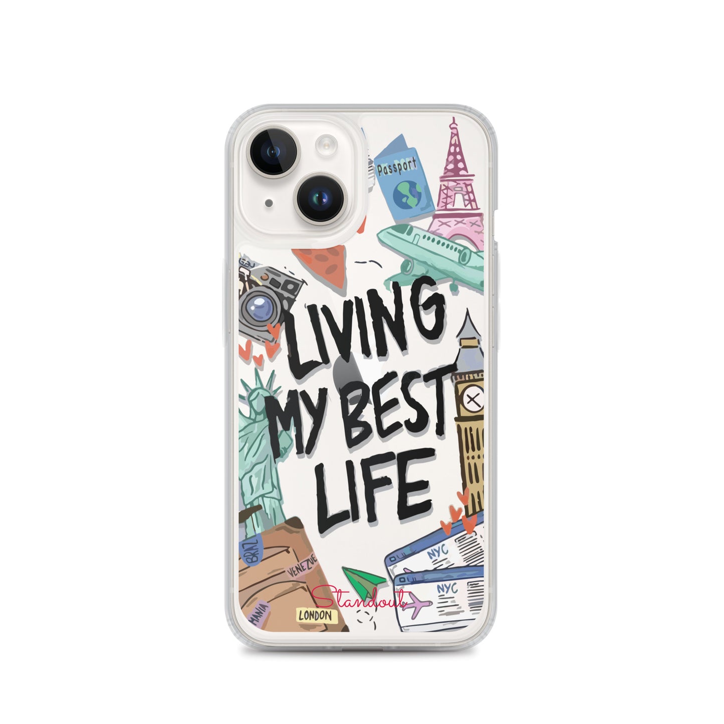 Living my Best Life Clear Case for iPhone® CCI073