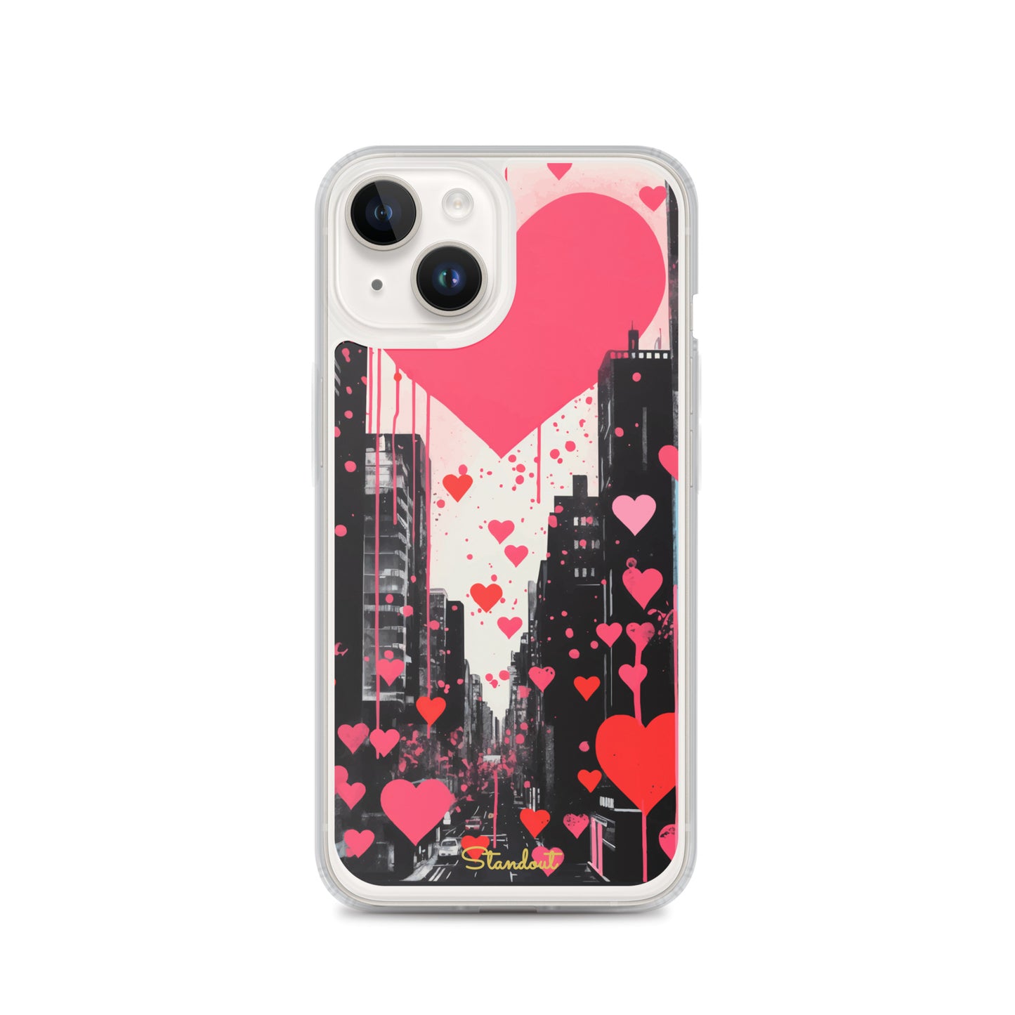 Hearts in the city Clear Case for iPhone®