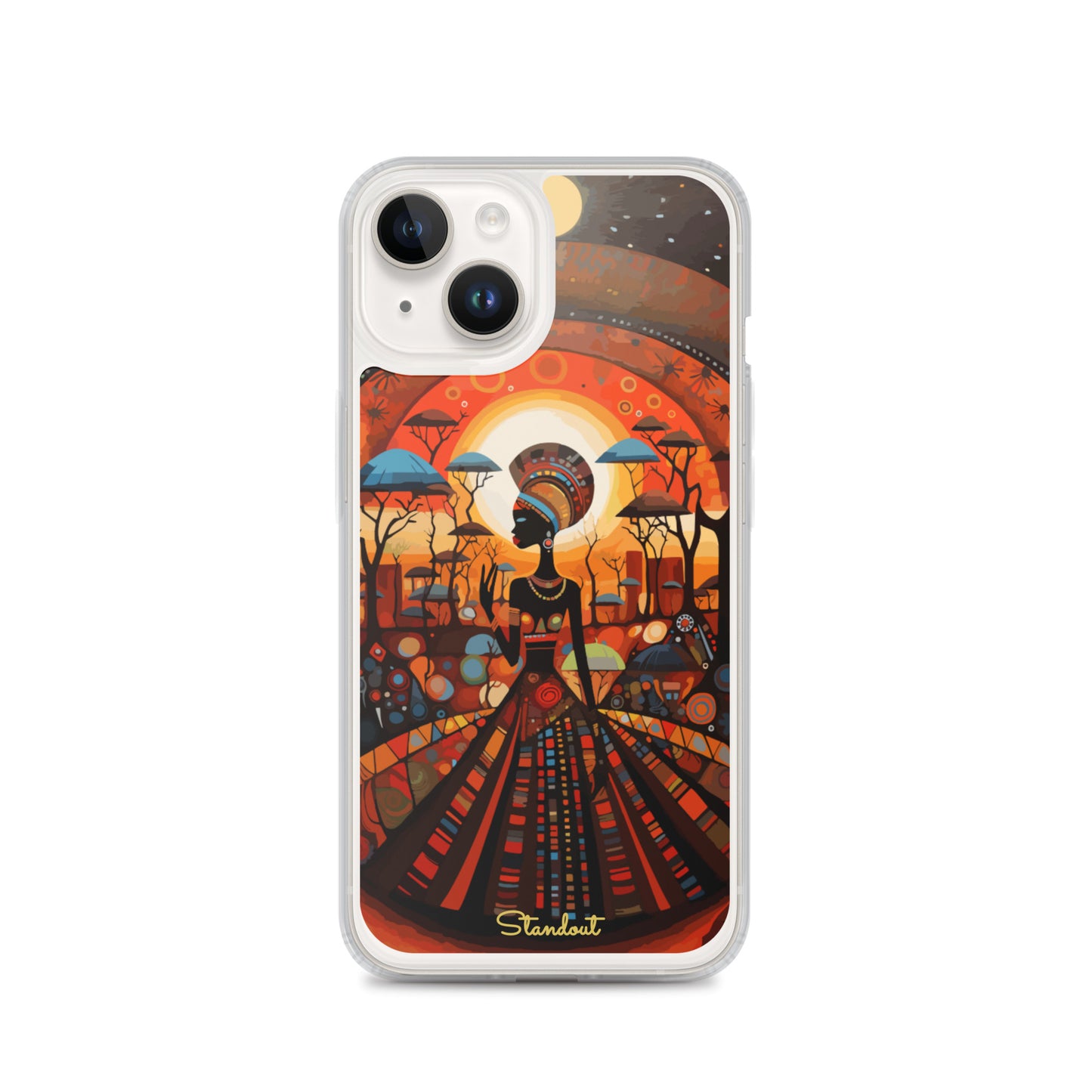 African Lady Clear Case for iPhone®