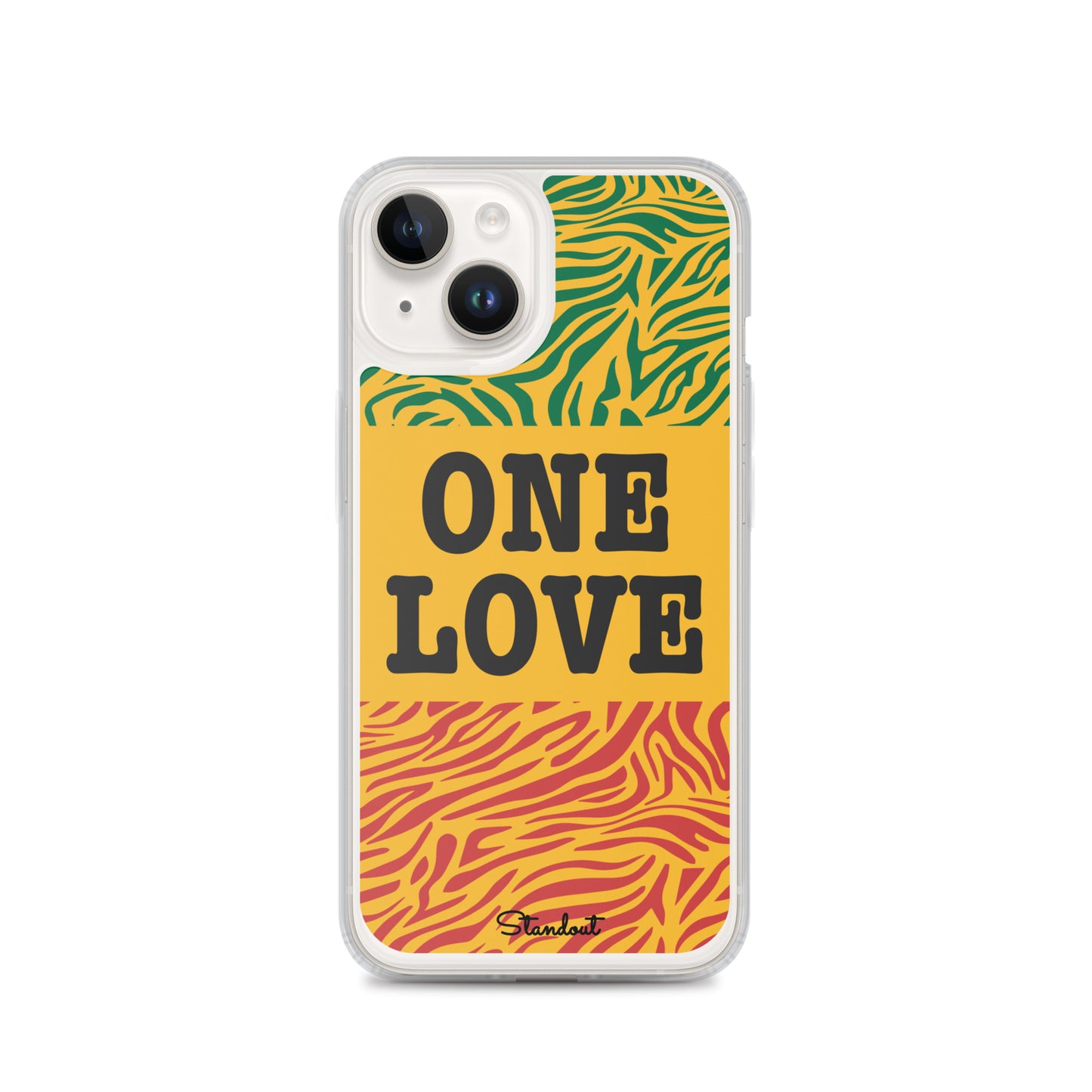 One Love Clear Case for iPhone®