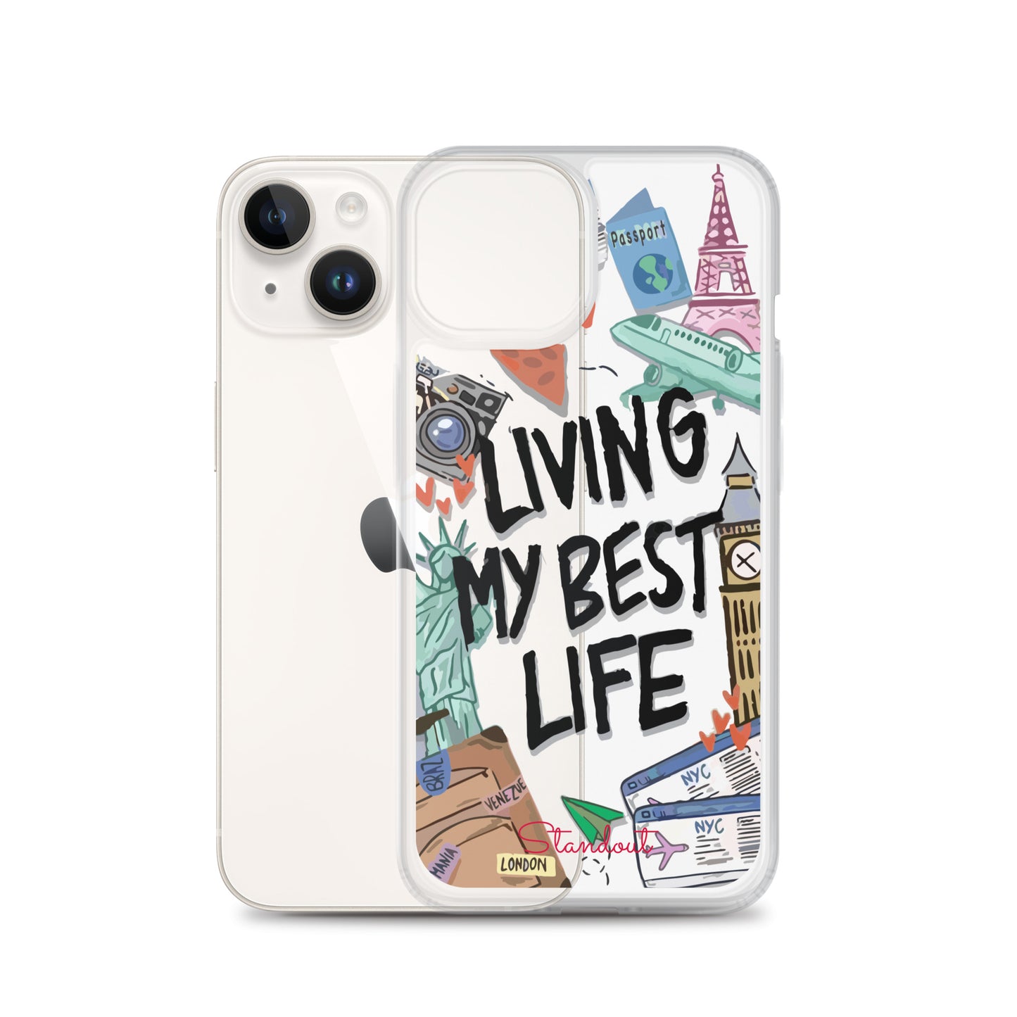 Living my Best Life Clear Case for iPhone® CCI073