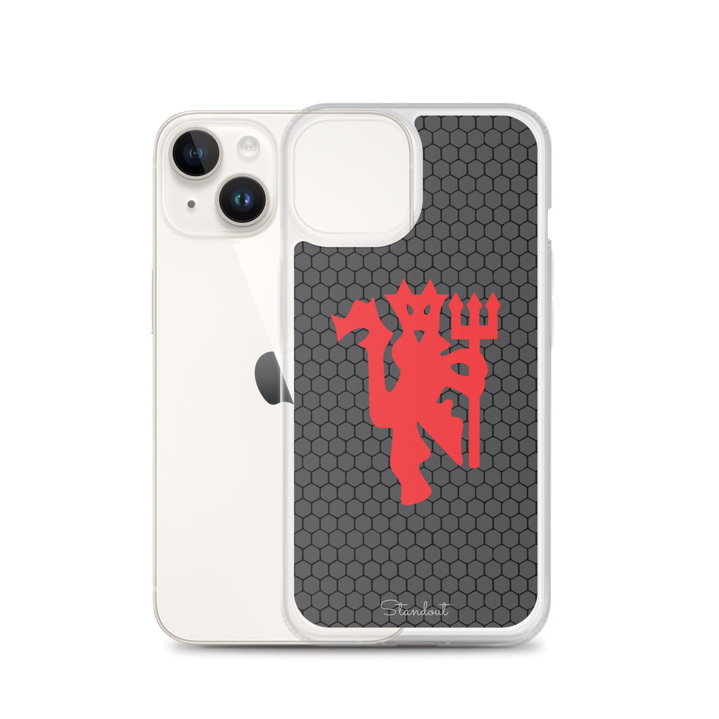 Red Devils Clear Case for iPhone®