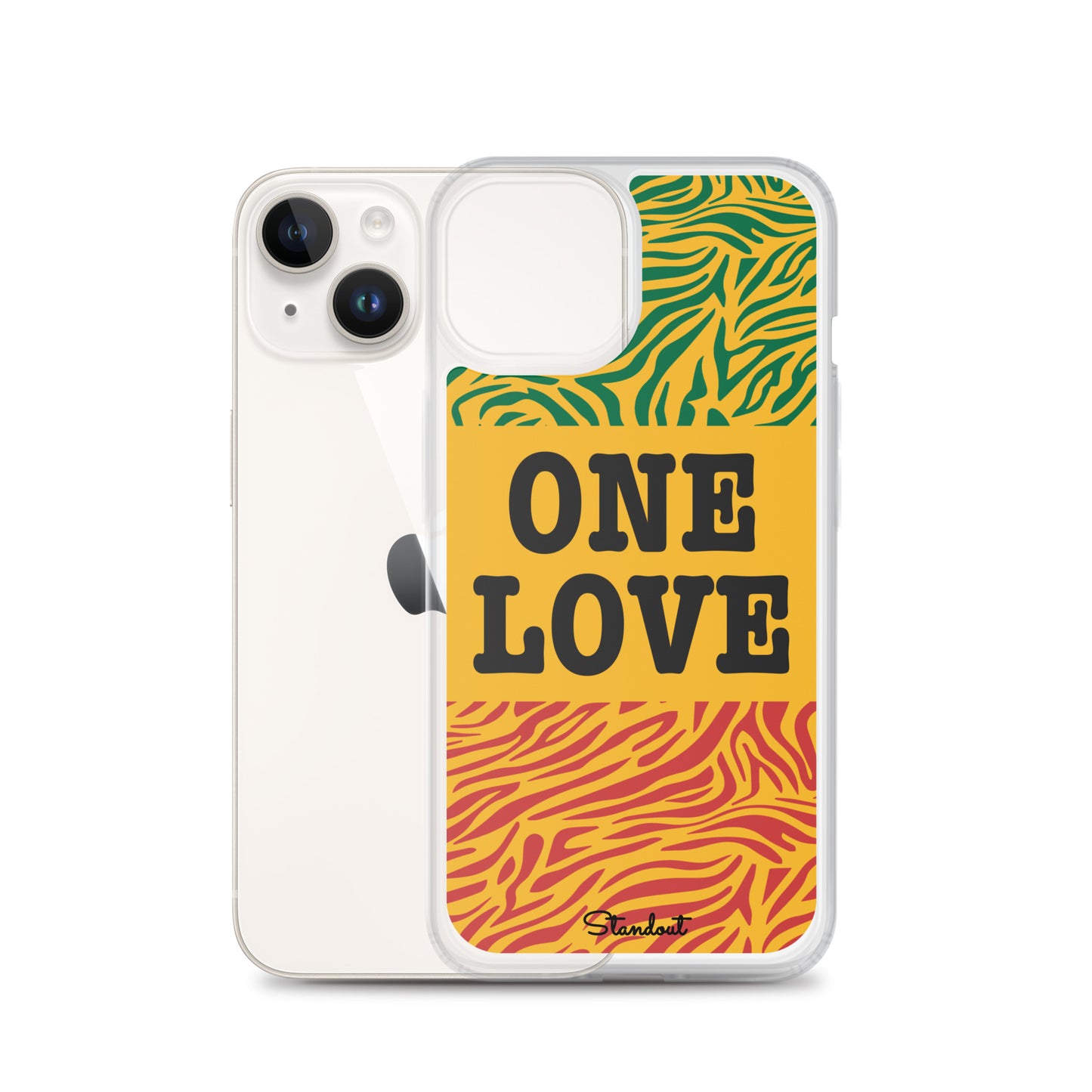 One Love Clear Case for iPhone®