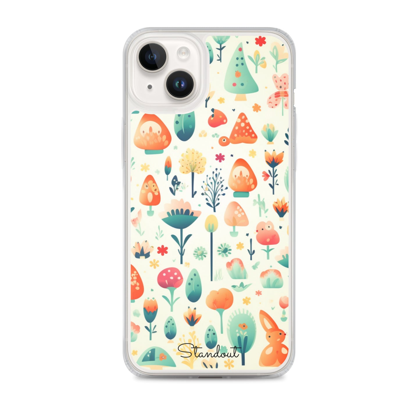 Cute Patterns Clear Case for iPhone® CCI013