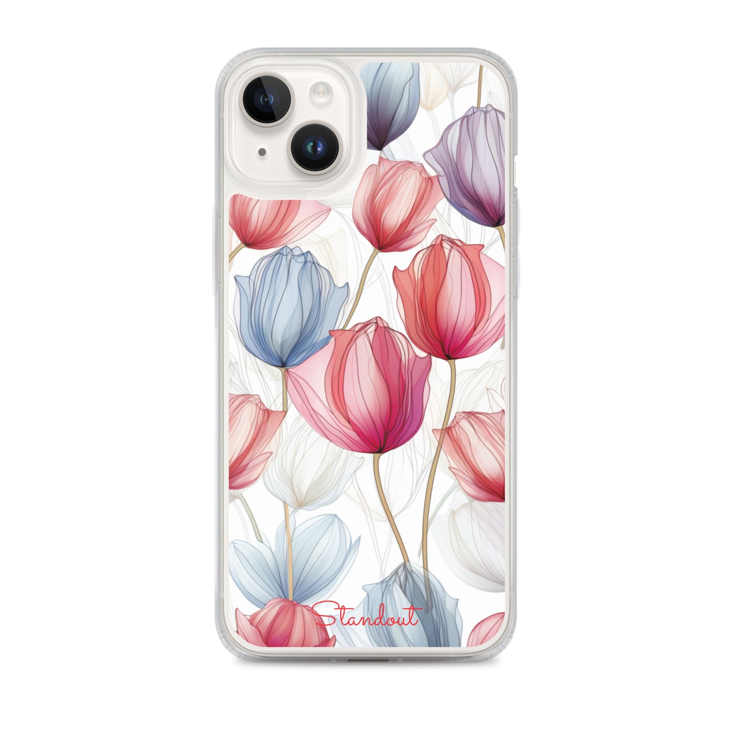 Flowers Tulip Clear Case for iPhone® CCI031