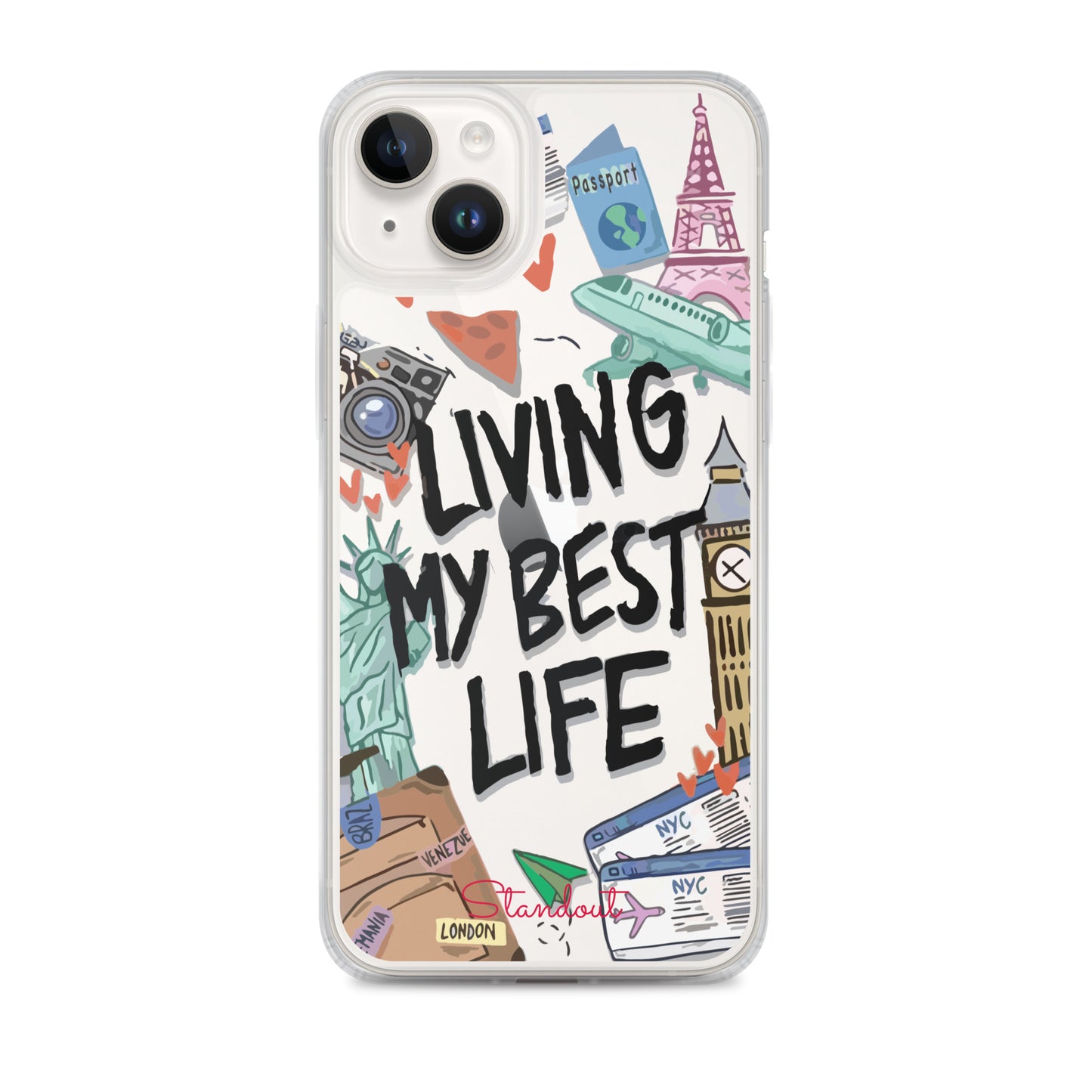 Living my Best Life Clear Case for iPhone® CCI073