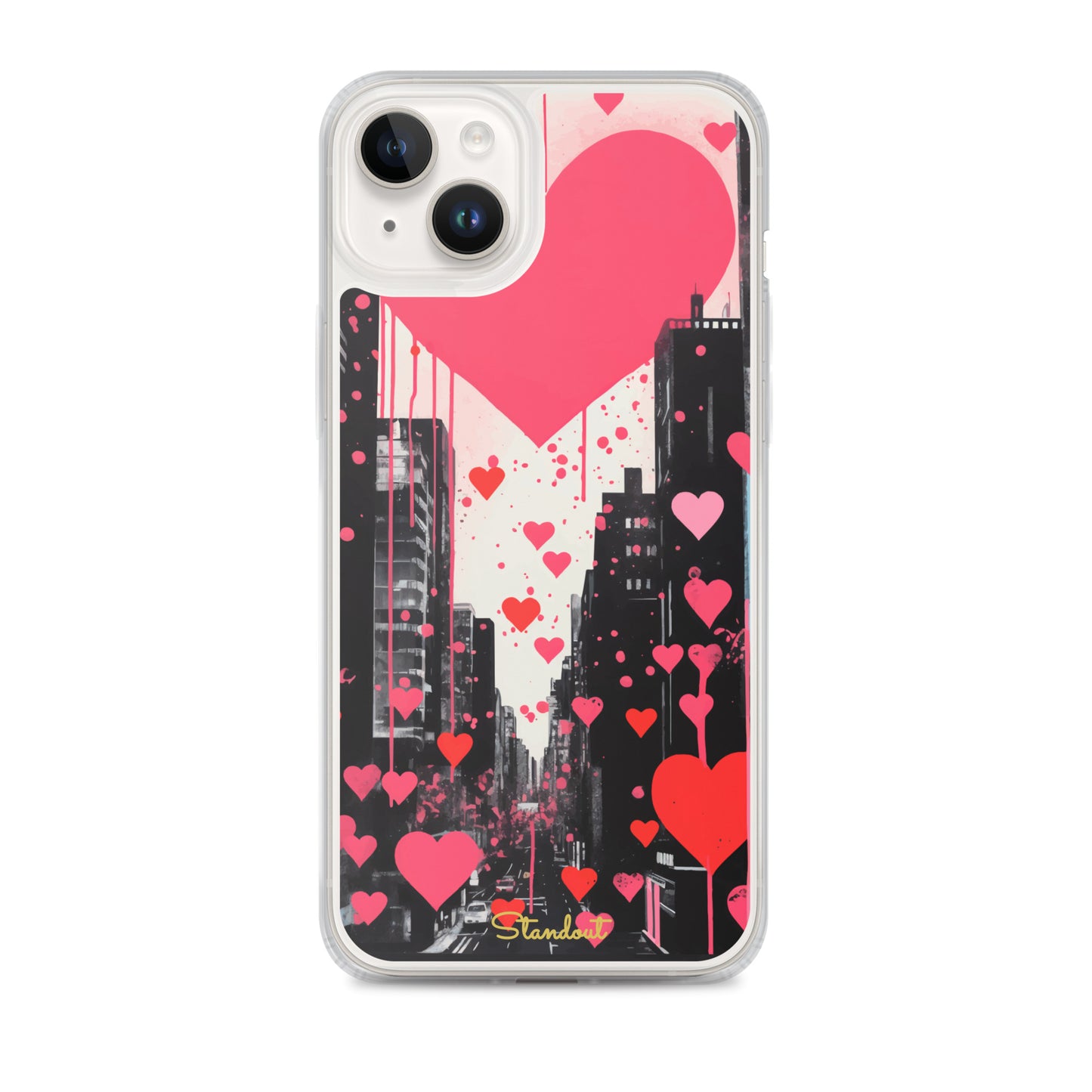 Hearts in the city Clear Case for iPhone®