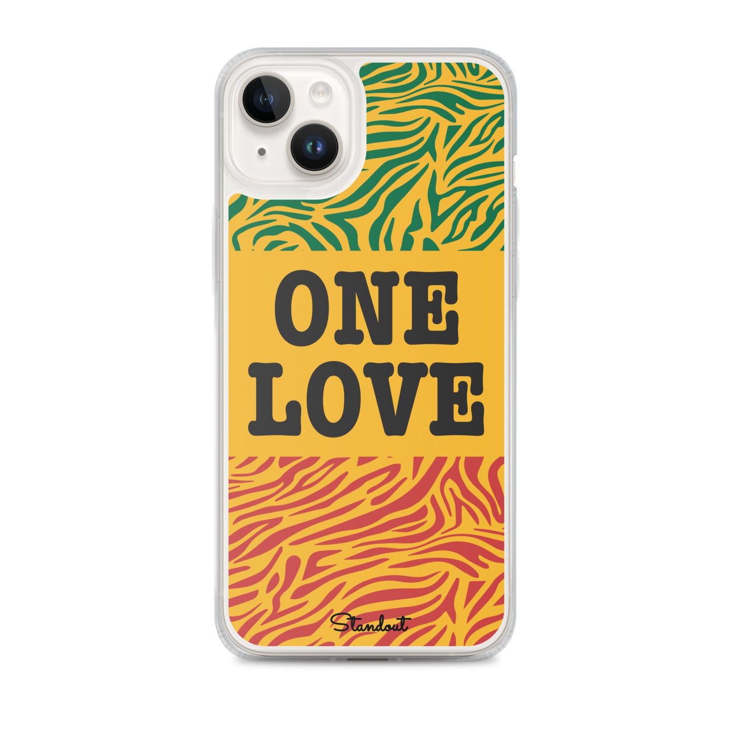 One Love Clear Case for iPhone®