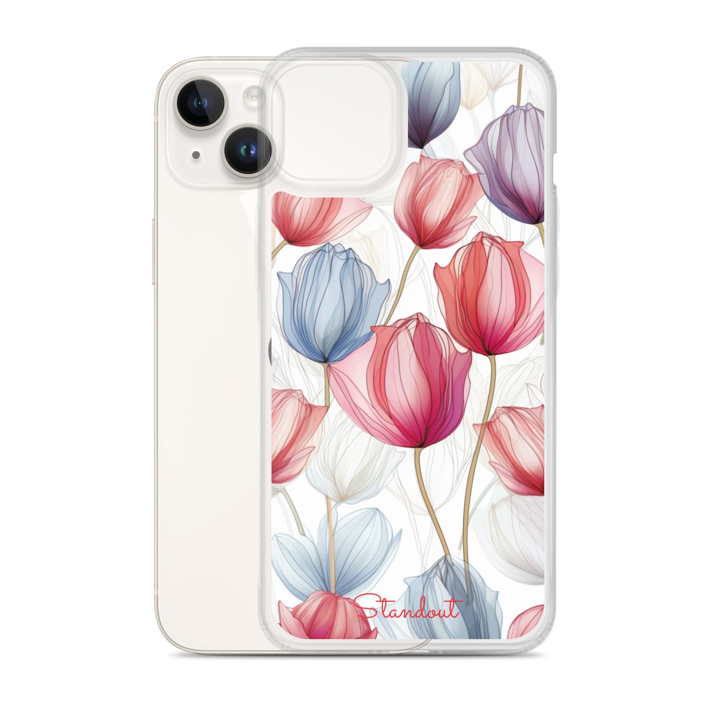 Flowers Tulip Clear Case for iPhone® CCI031