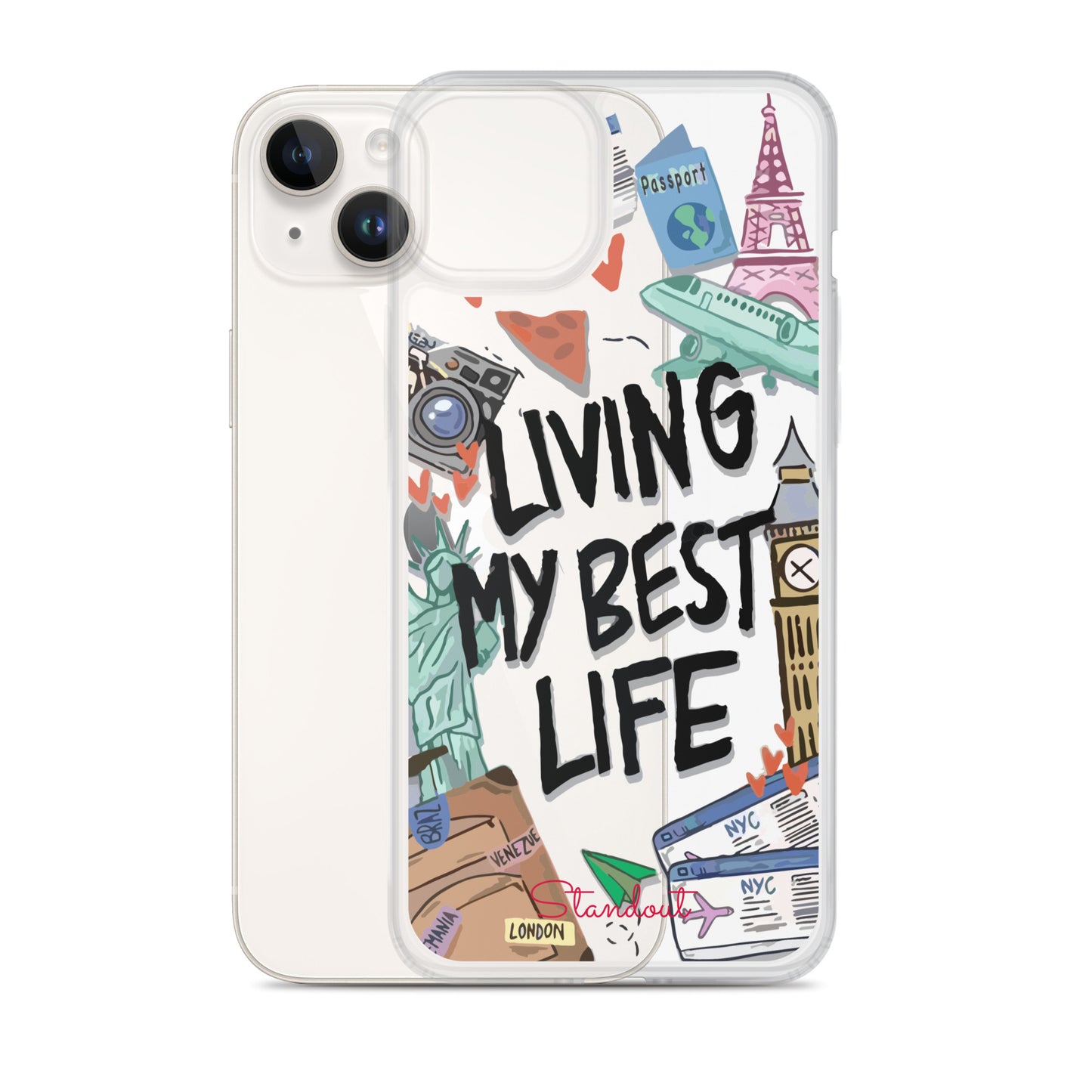 Living my Best Life Clear Case for iPhone® CCI073