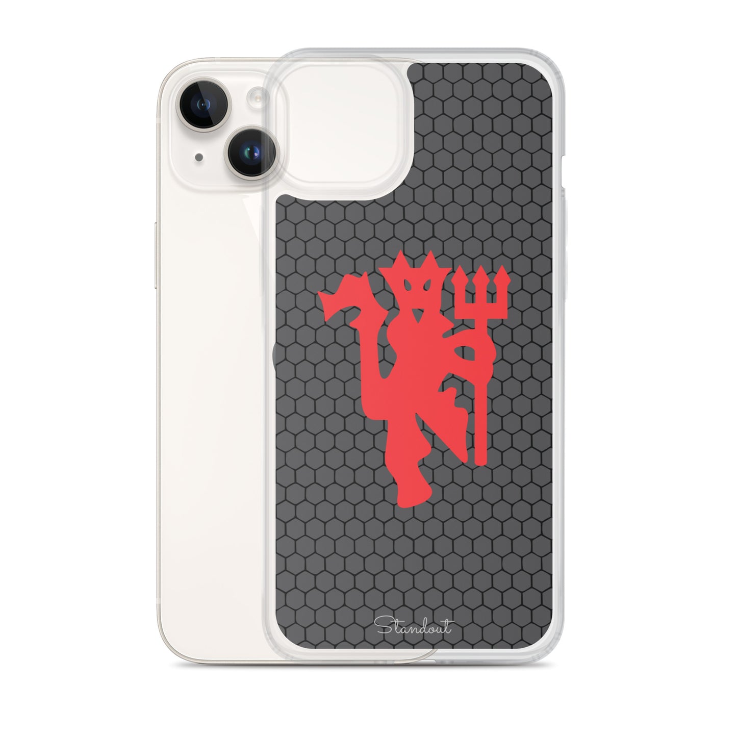 Red Devils Clear Case for iPhone®