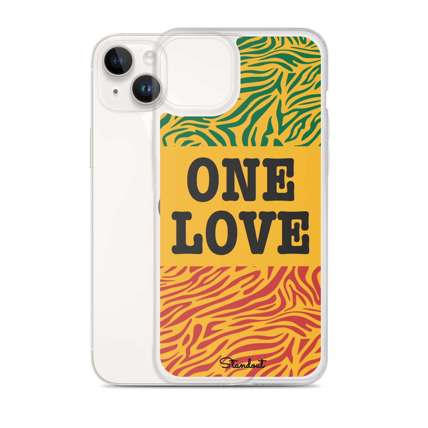 One Love Clear Case for iPhone®