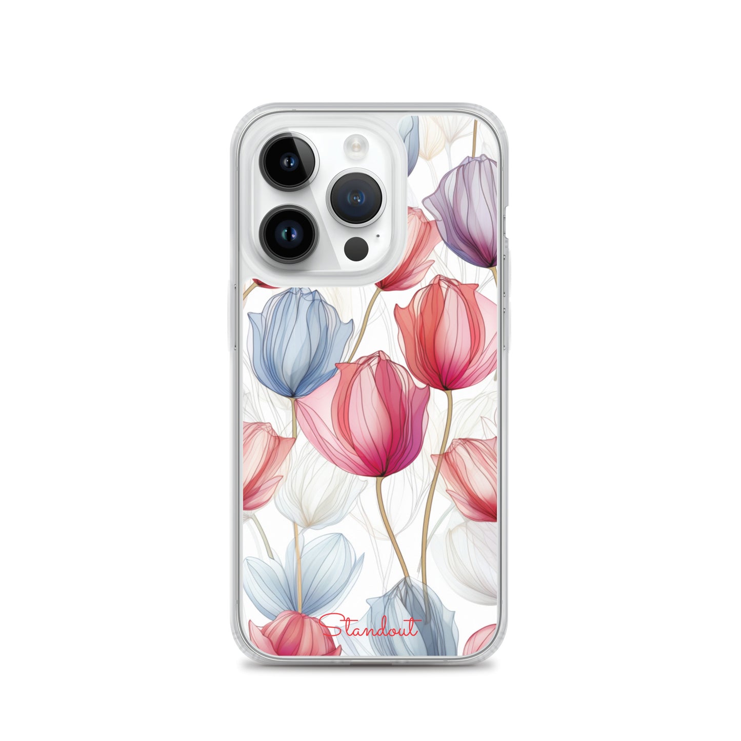 Flowers Tulip Clear Case for iPhone® CCI031