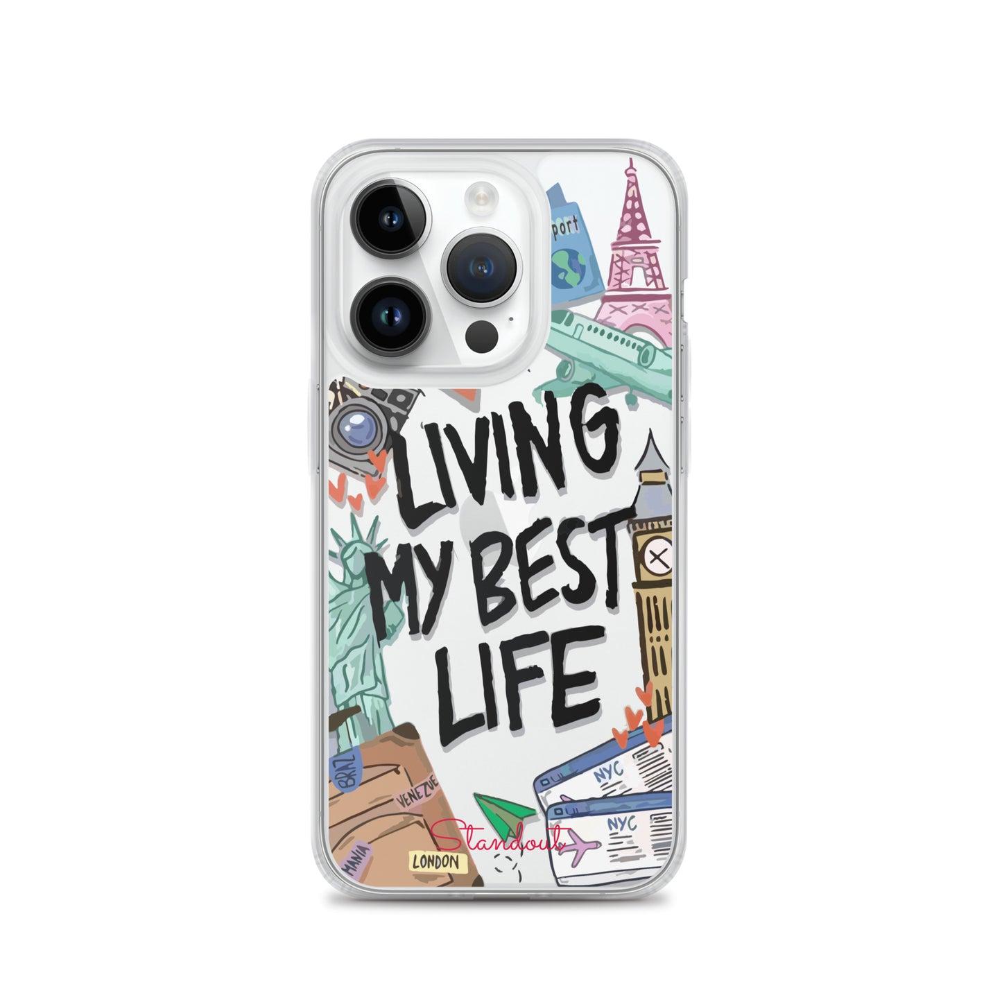 Living my Best Life Clear Case for iPhone® CCI073