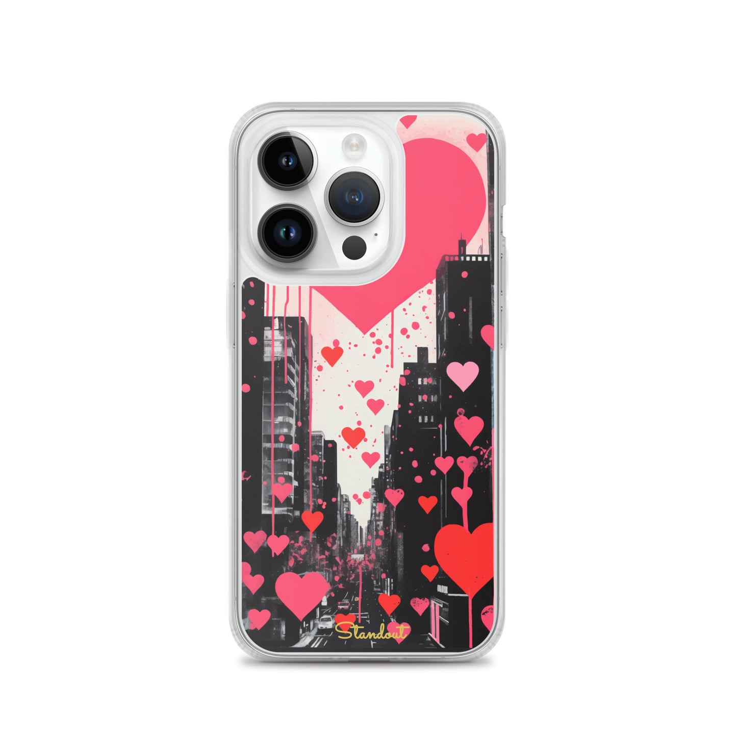 Hearts in the city Clear Case for iPhone®