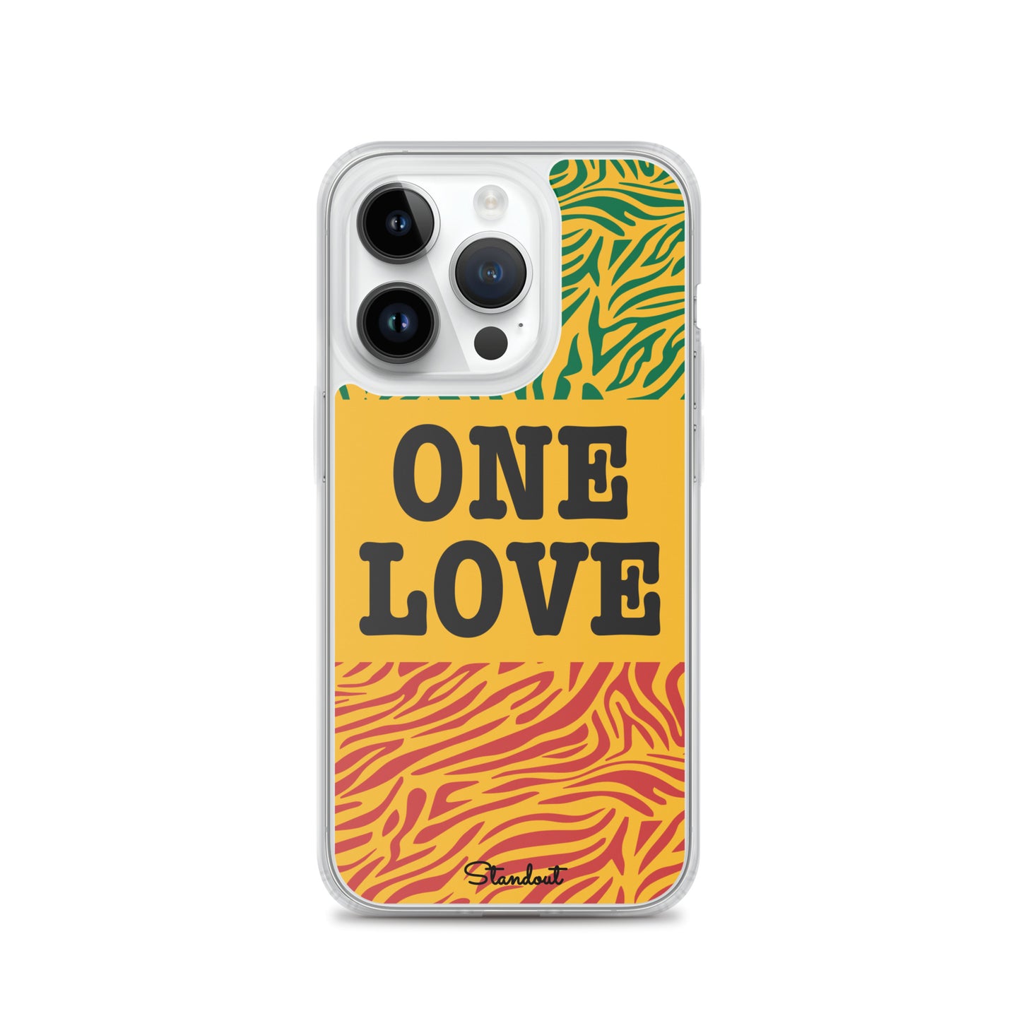 One Love Clear Case for iPhone®