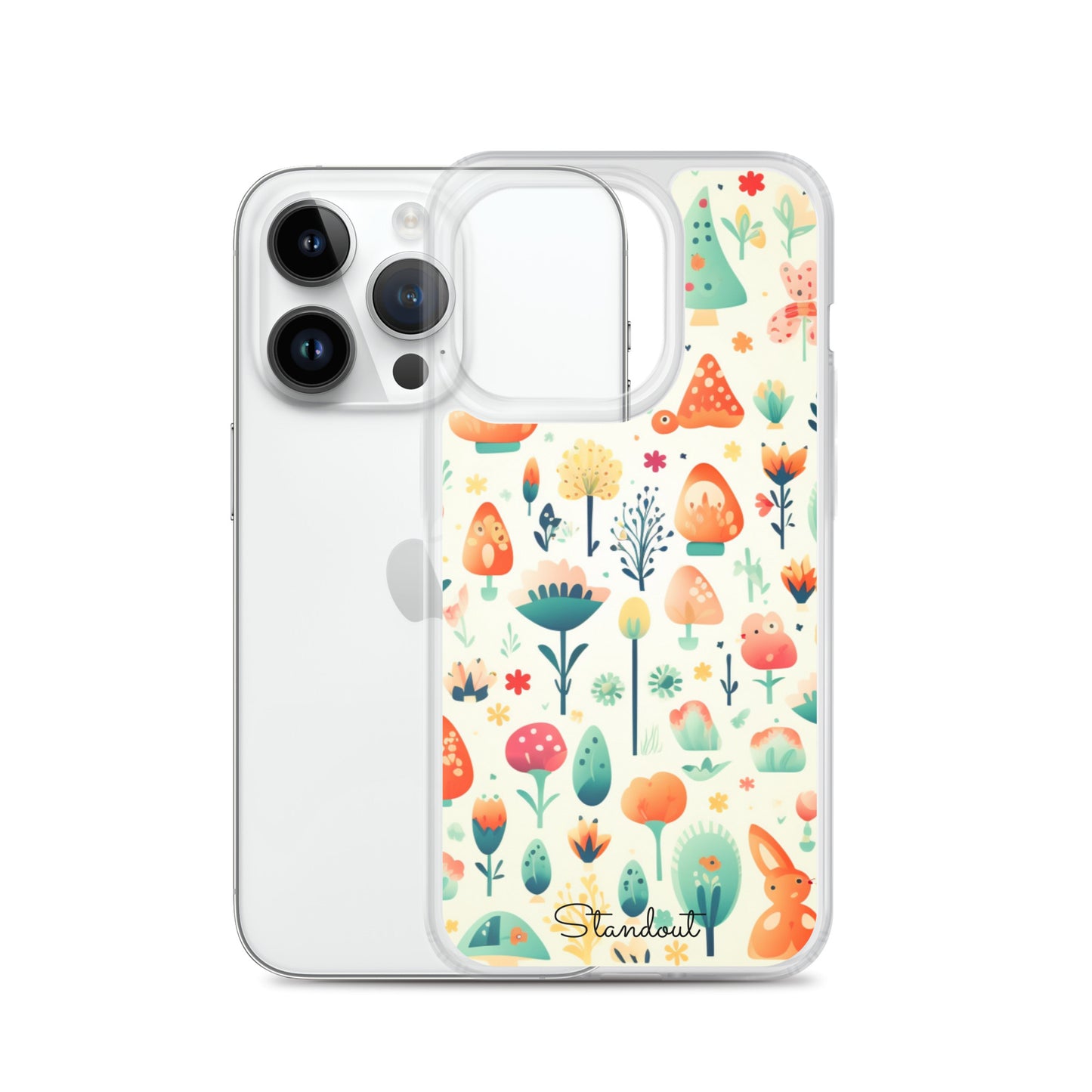 Cute Patterns Clear Case for iPhone® CCI013