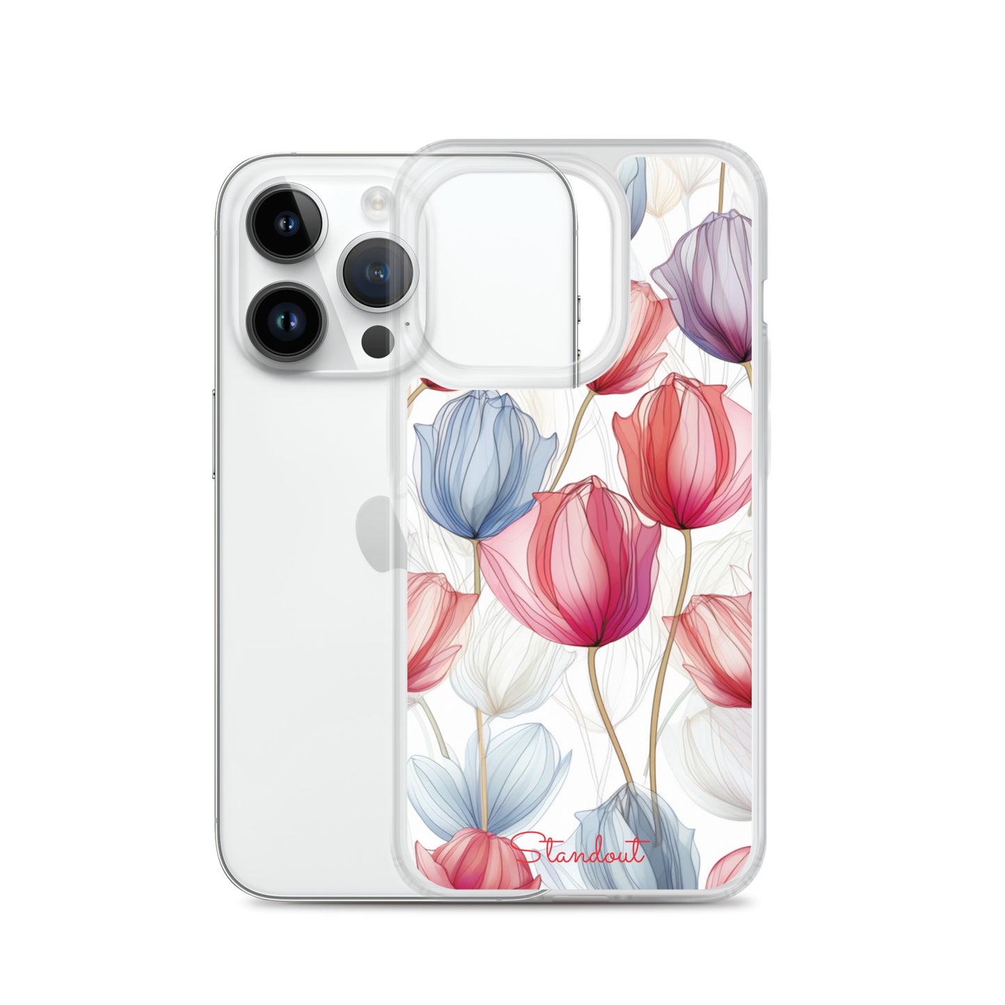 Flowers Tulip Clear Case for iPhone® CCI031