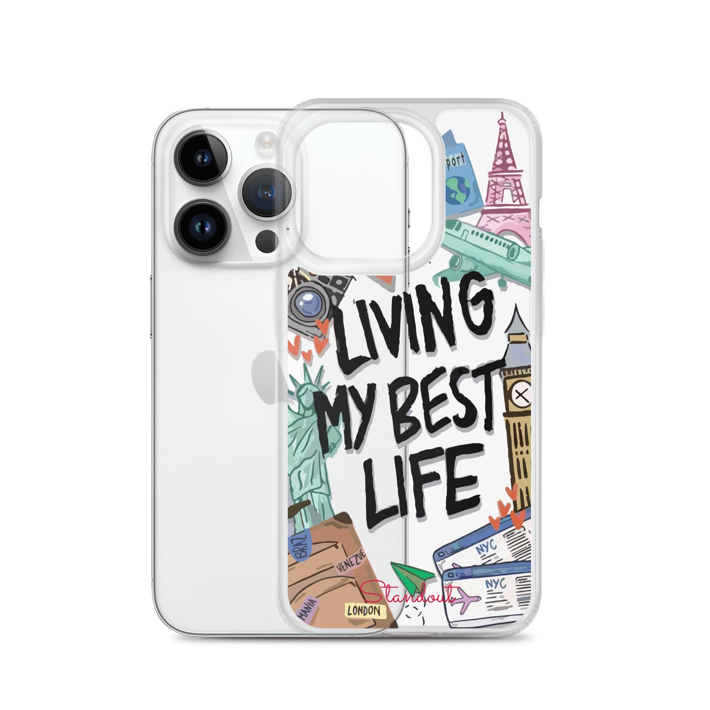 Living my Best Life Clear Case for iPhone® CCI073