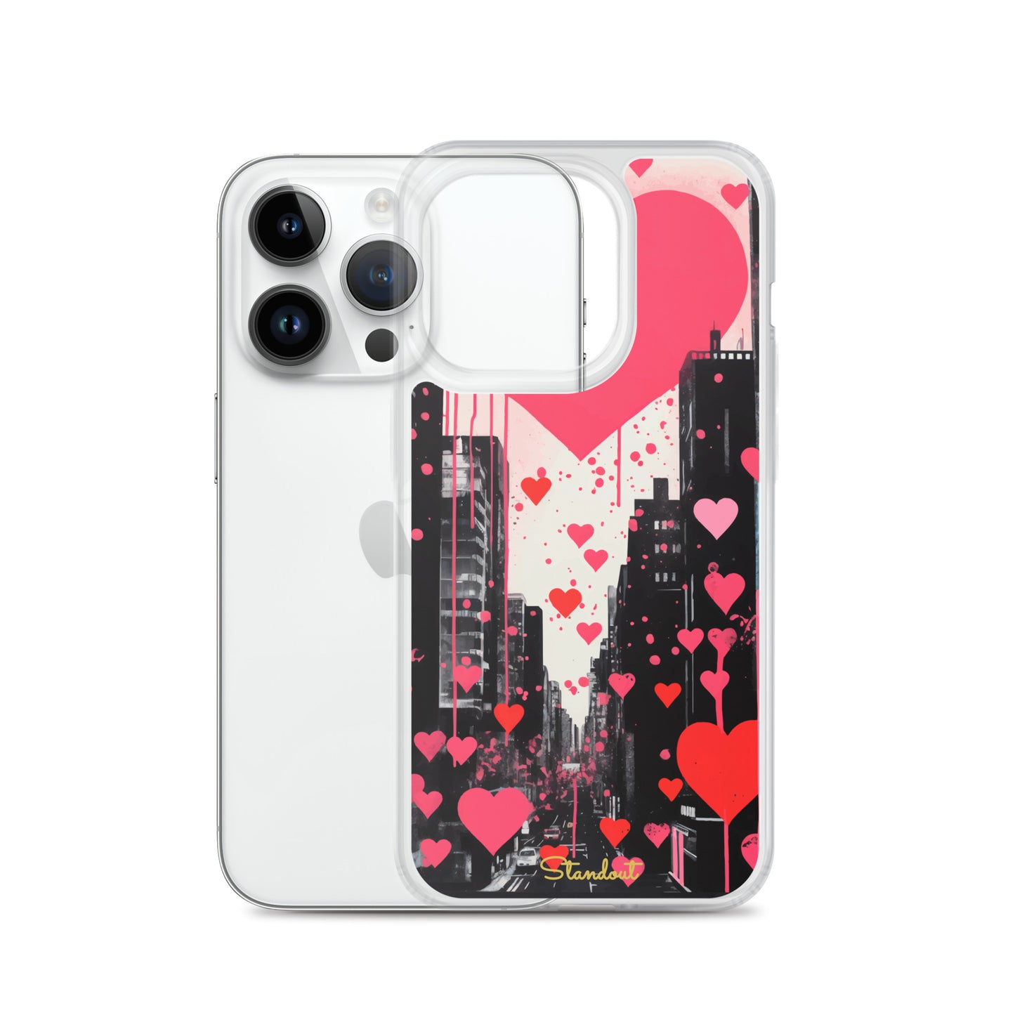 Hearts in the city Clear Case for iPhone®