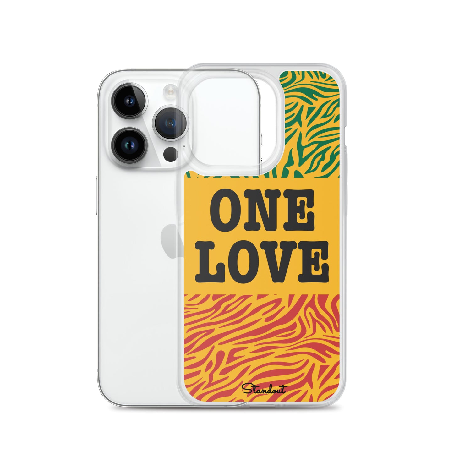 One Love Clear Case for iPhone®