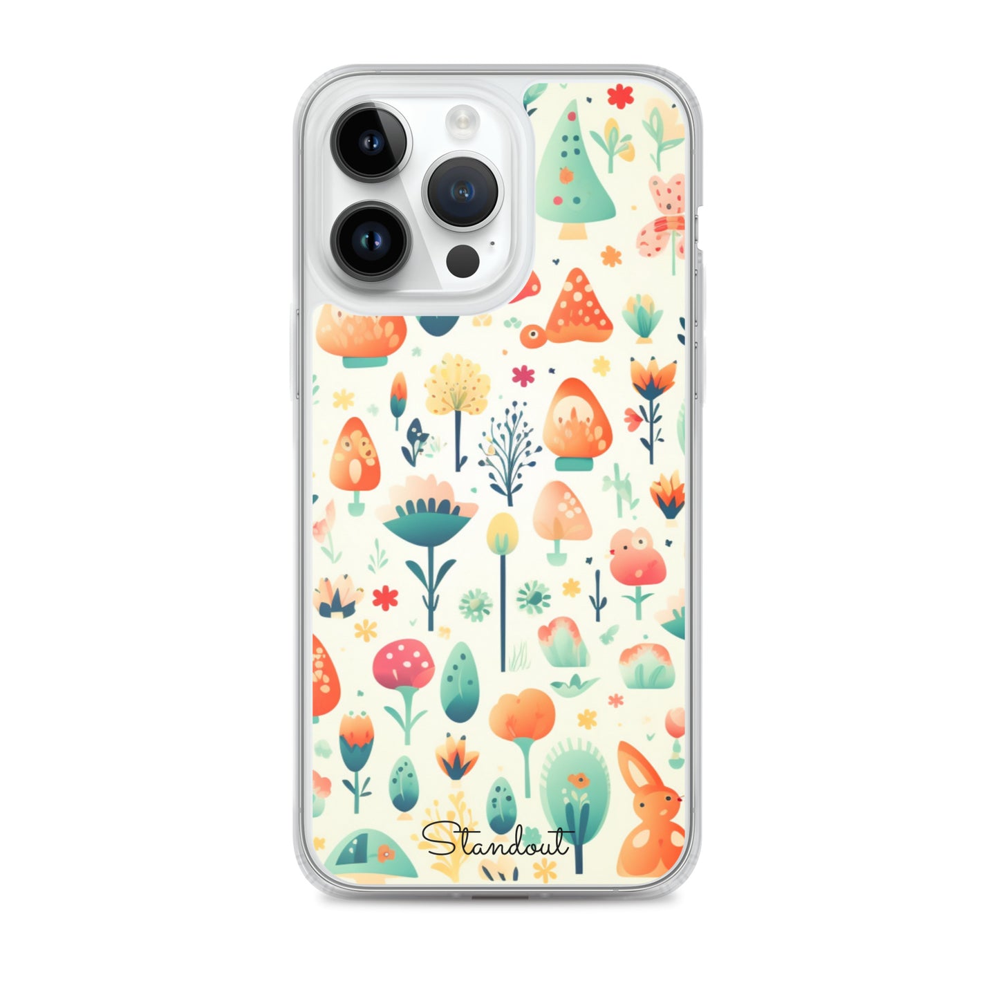 Cute Patterns Clear Case for iPhone® CCI013