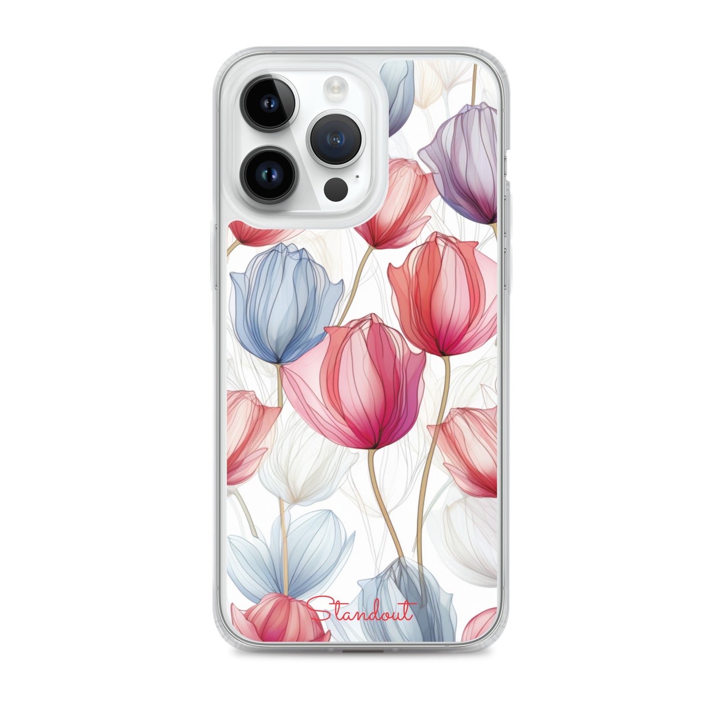 Flowers Tulip Clear Case for iPhone® CCI031