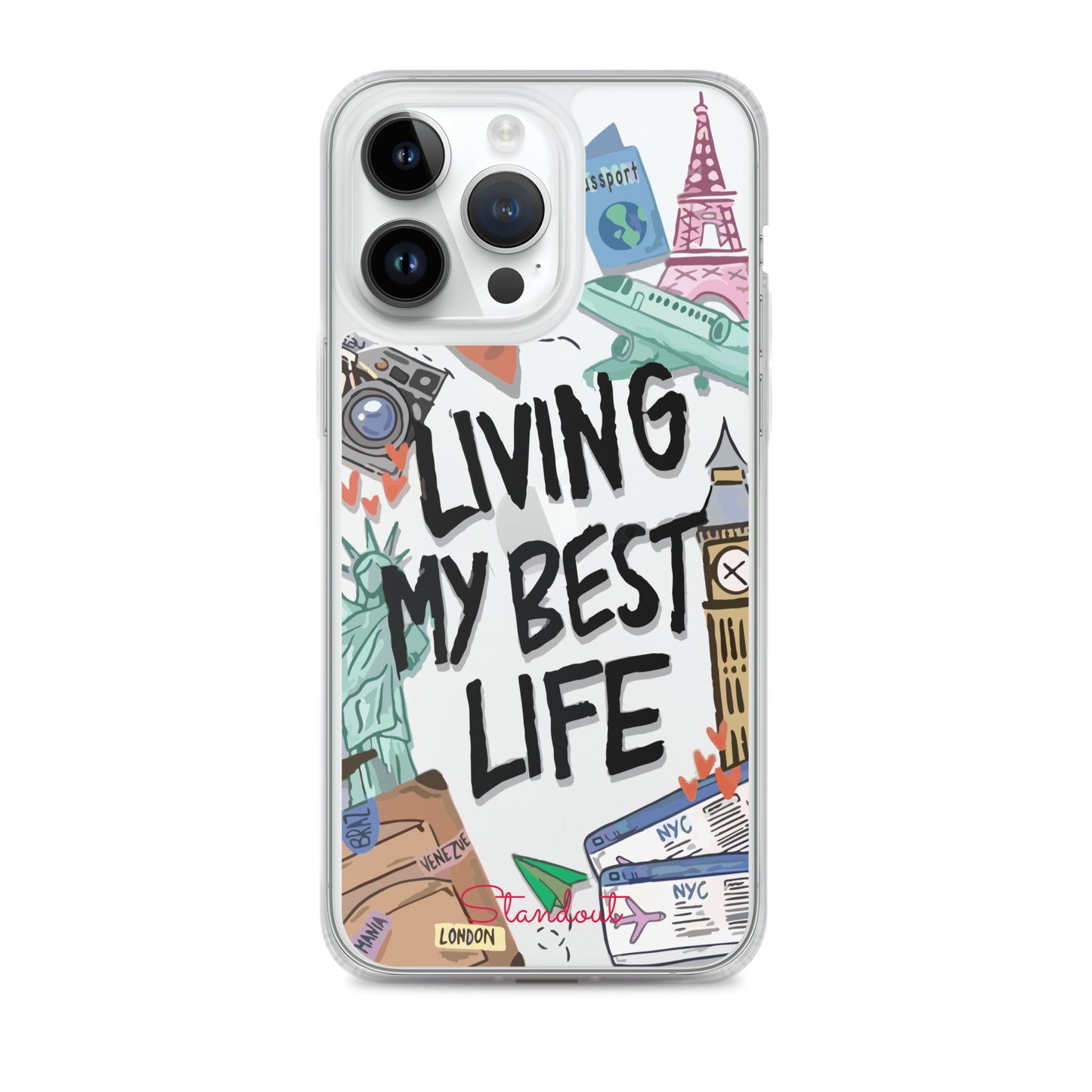 Living my Best Life Clear Case for iPhone® CCI073