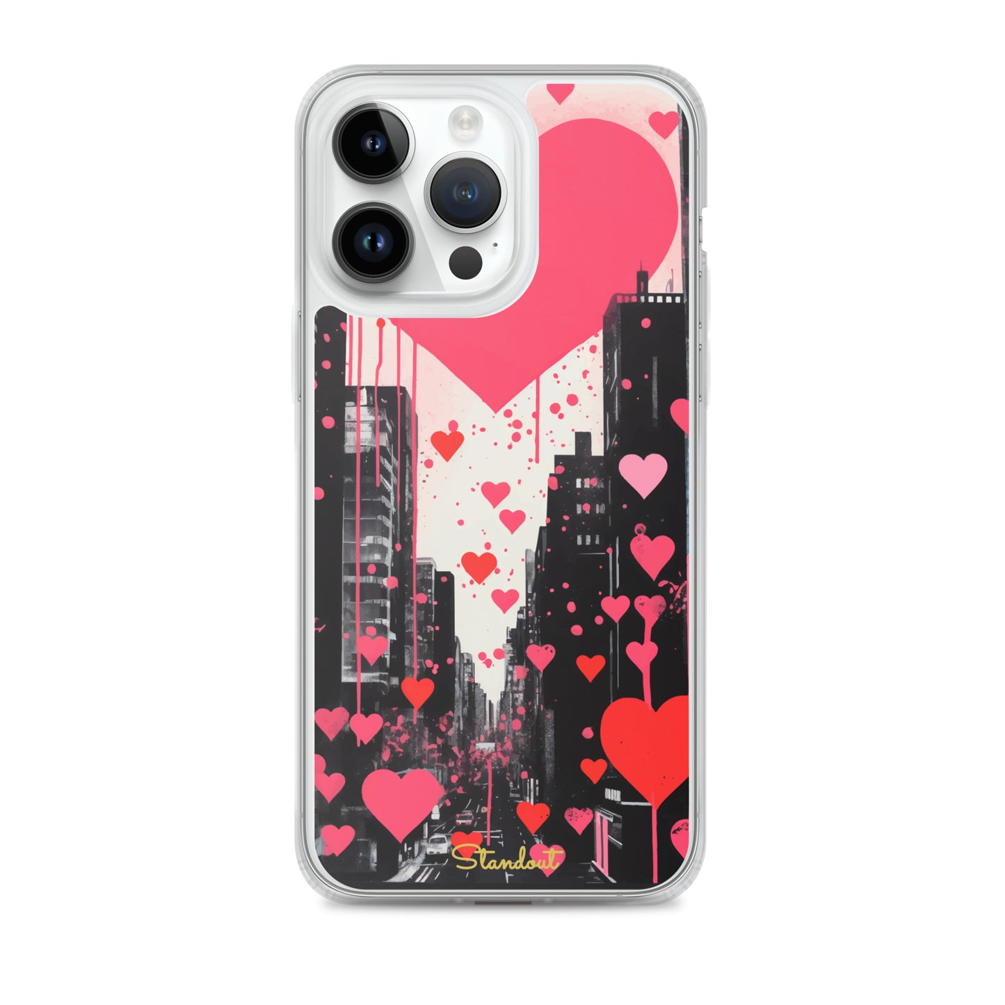 Hearts in the city Clear Case for iPhone®