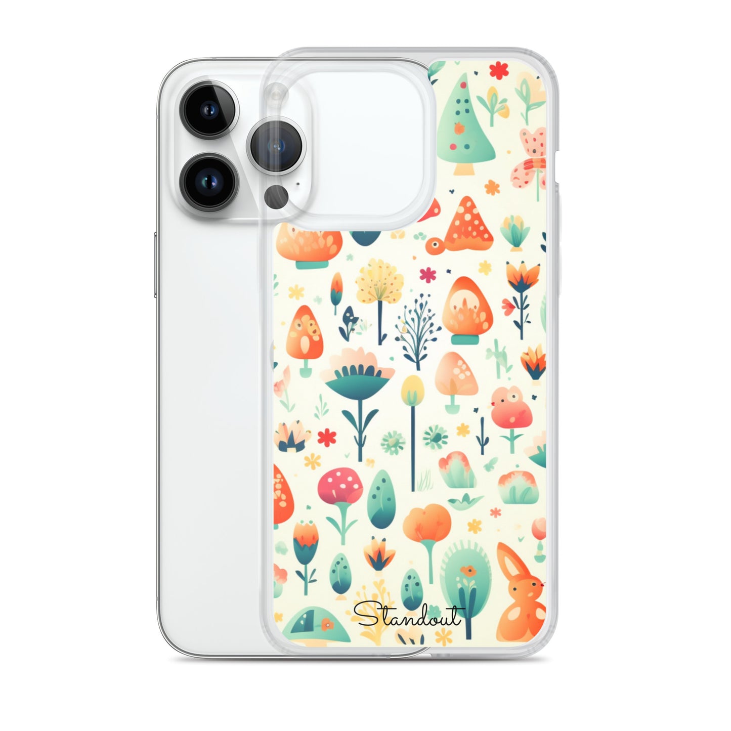 Cute Patterns Clear Case for iPhone® CCI013